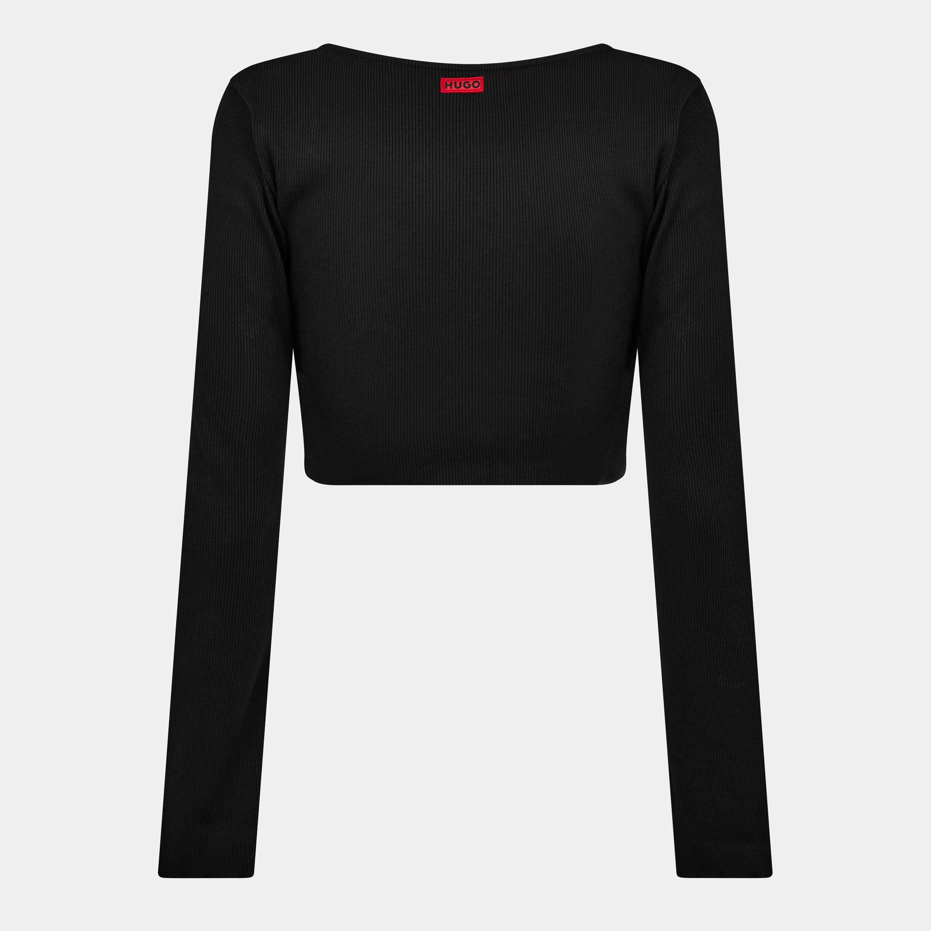 Black - Hugo - Women's Dortensie Cardigan - 2