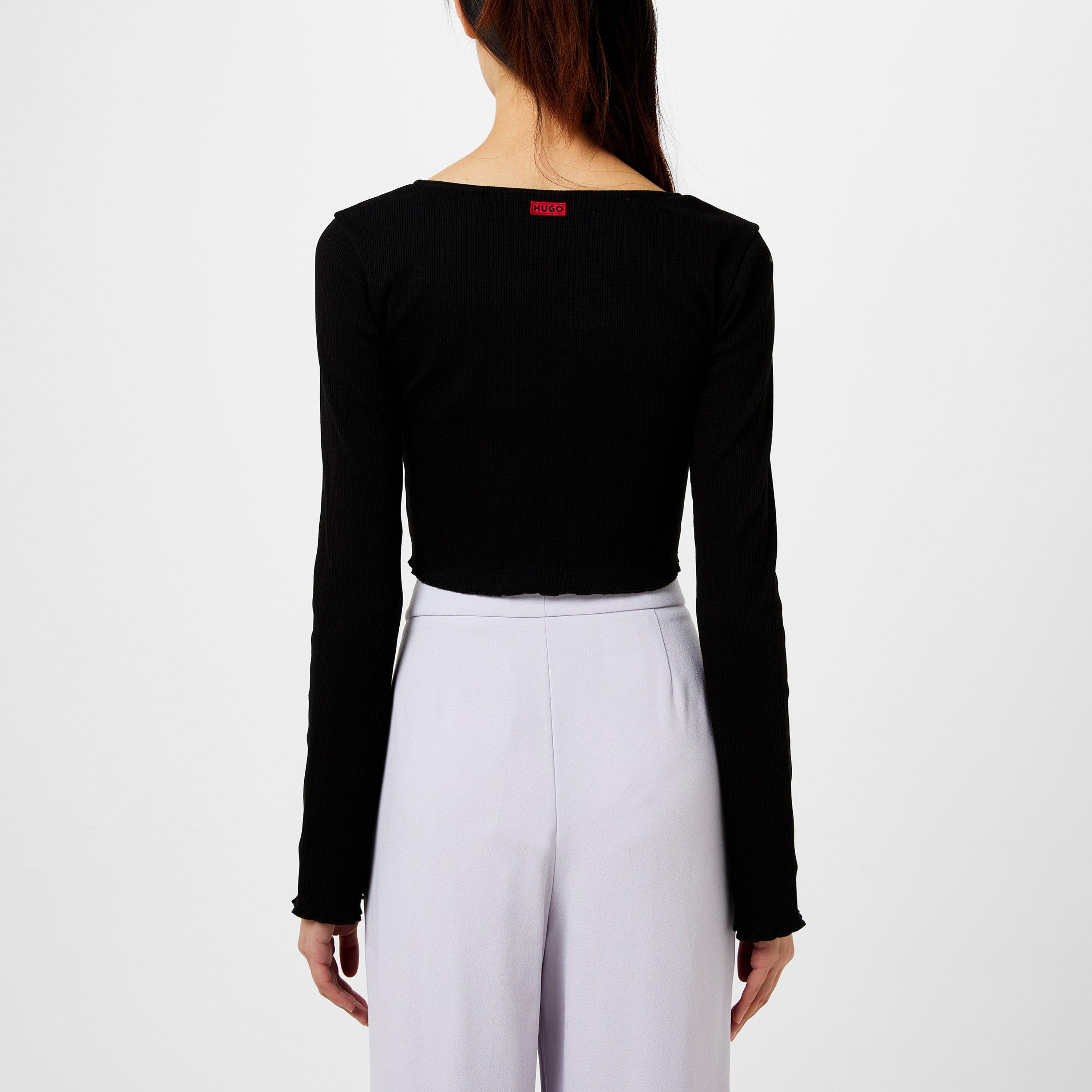 Black - Hugo - Women's Dortensie Cardigan - 4