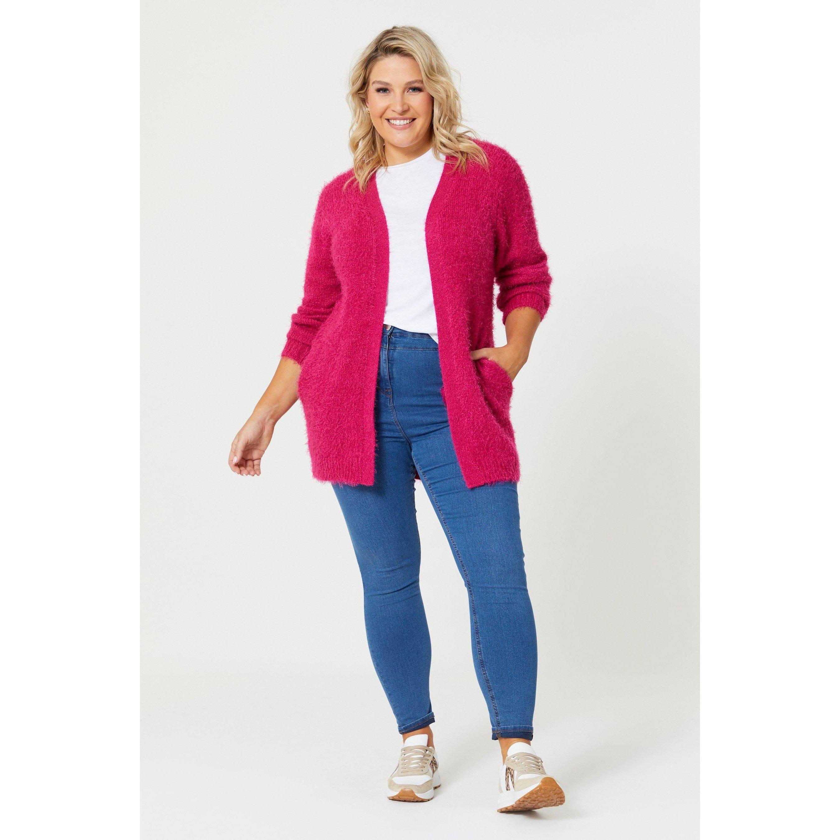 Felroze - Be You - Ladies Fluffy Knit Cardigan - 2