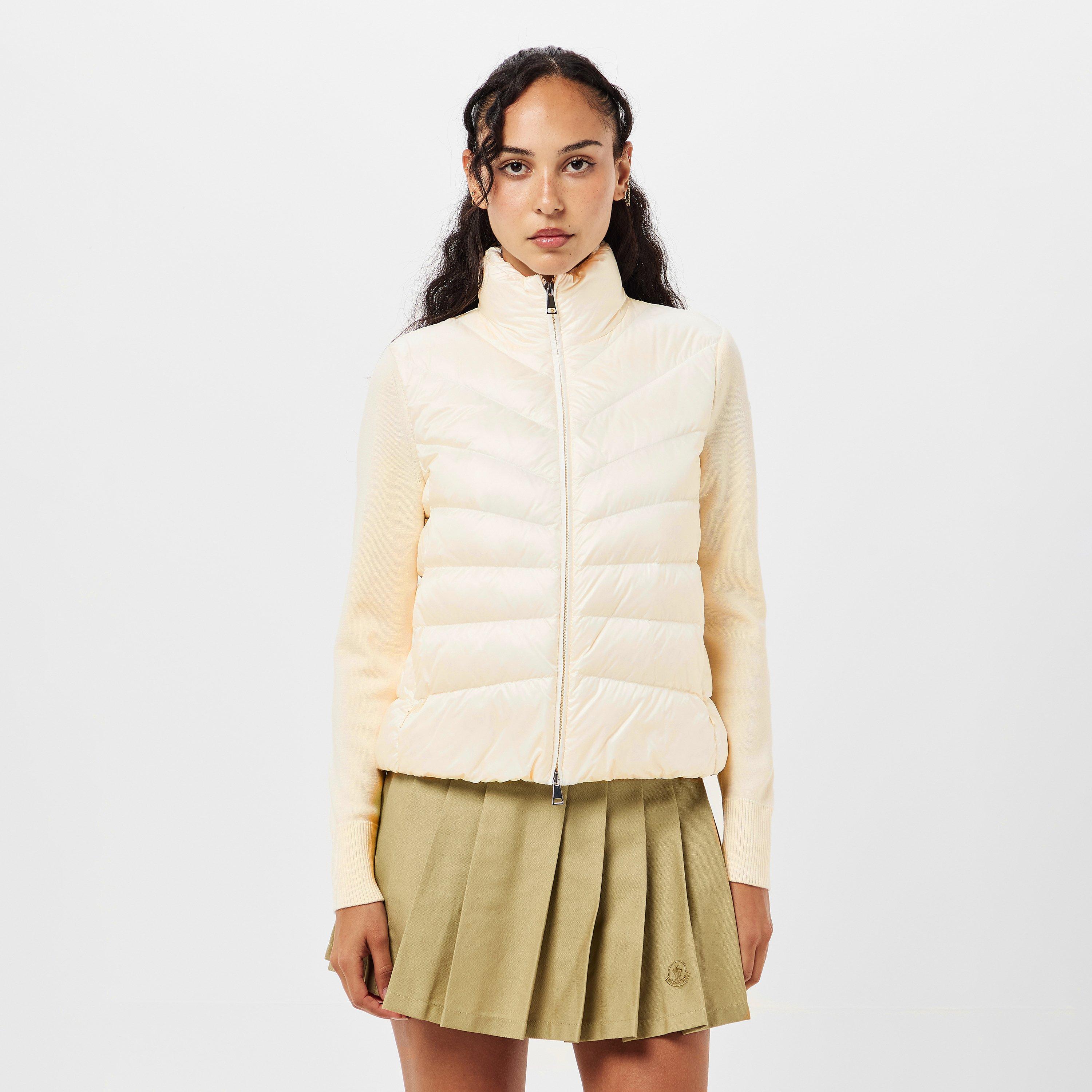 White 030 - Moncler - Padded Wool Cardigan - 3