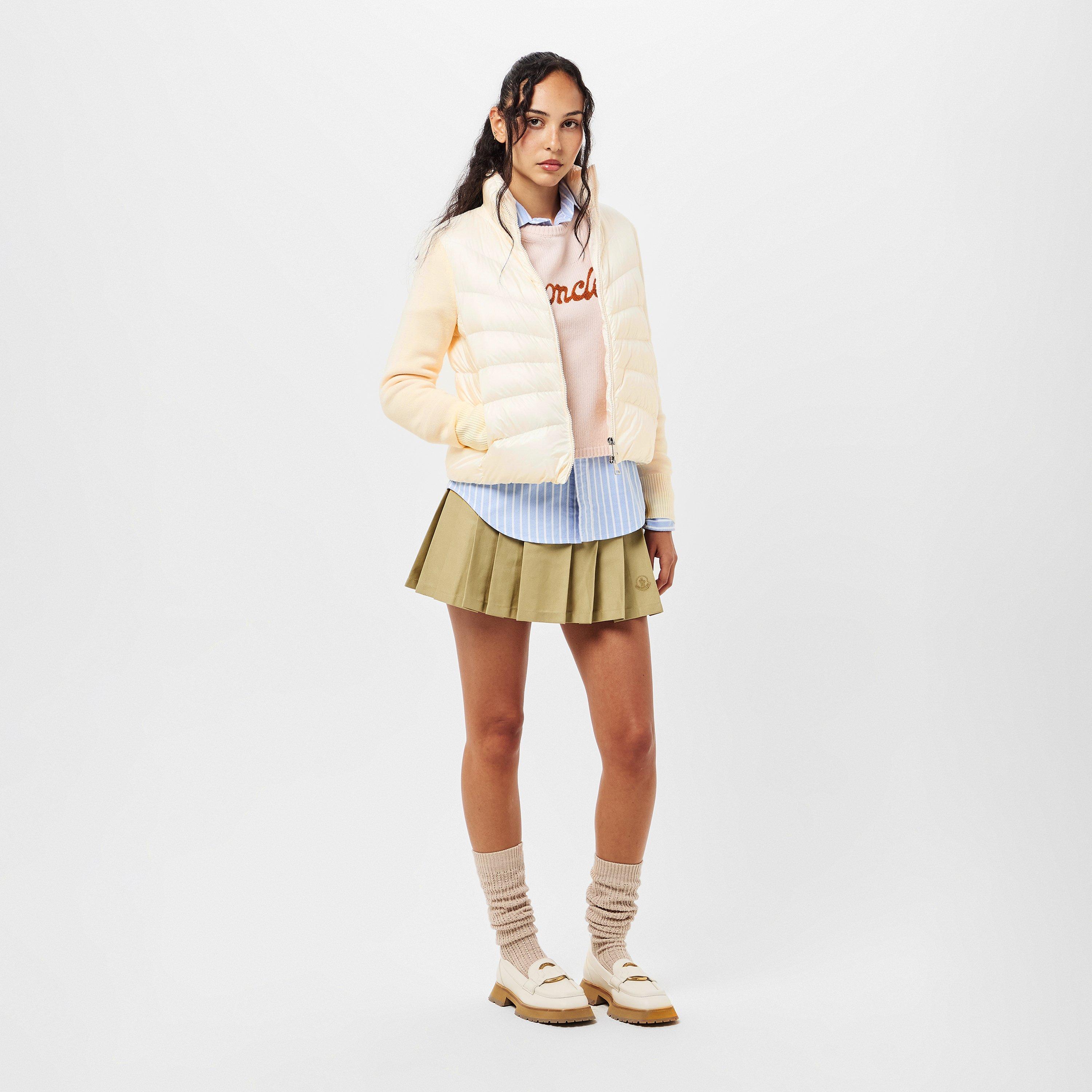 White 030 - Moncler - Padded Wool Cardigan - 6