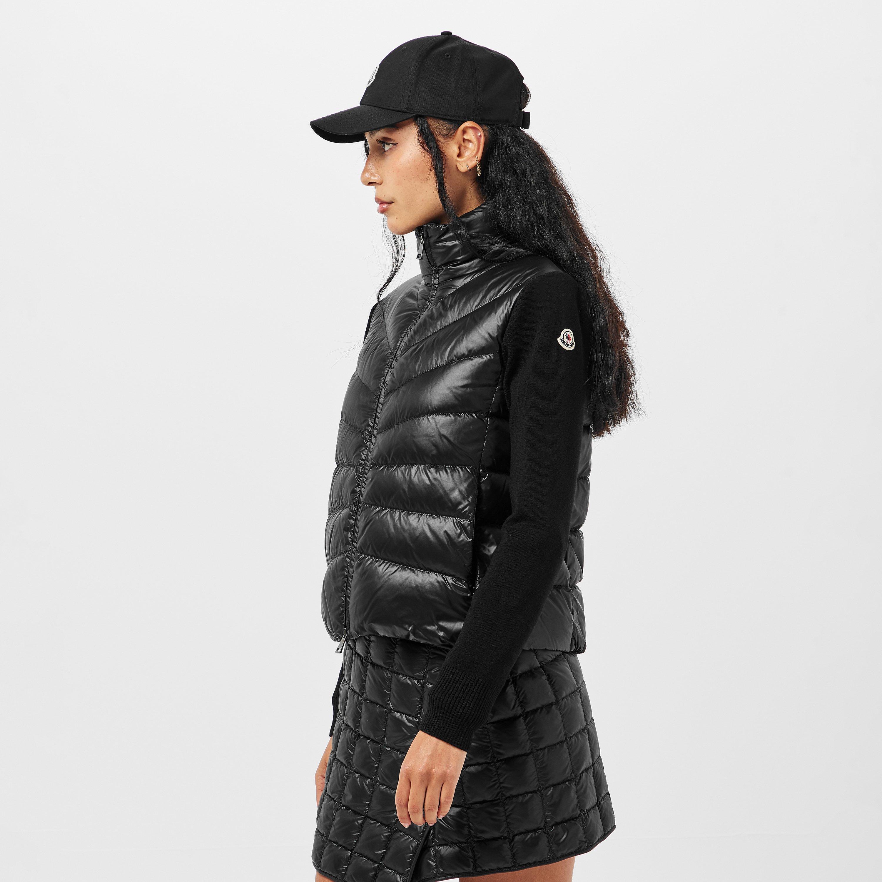 Black 999 - Moncler - Padded Wool Cardigan - 3