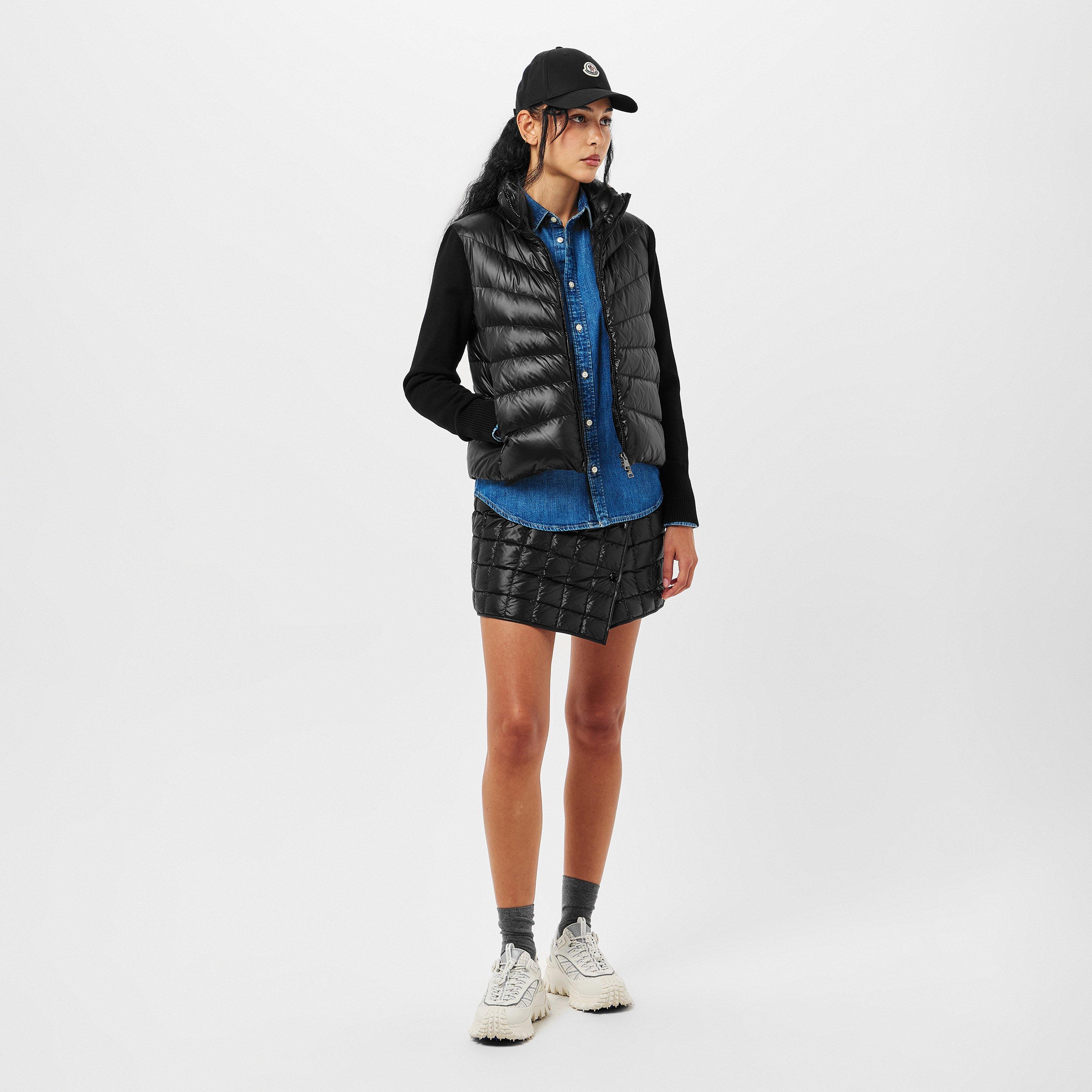 Black 999 - Moncler - Padded Wool Cardigan - 6
