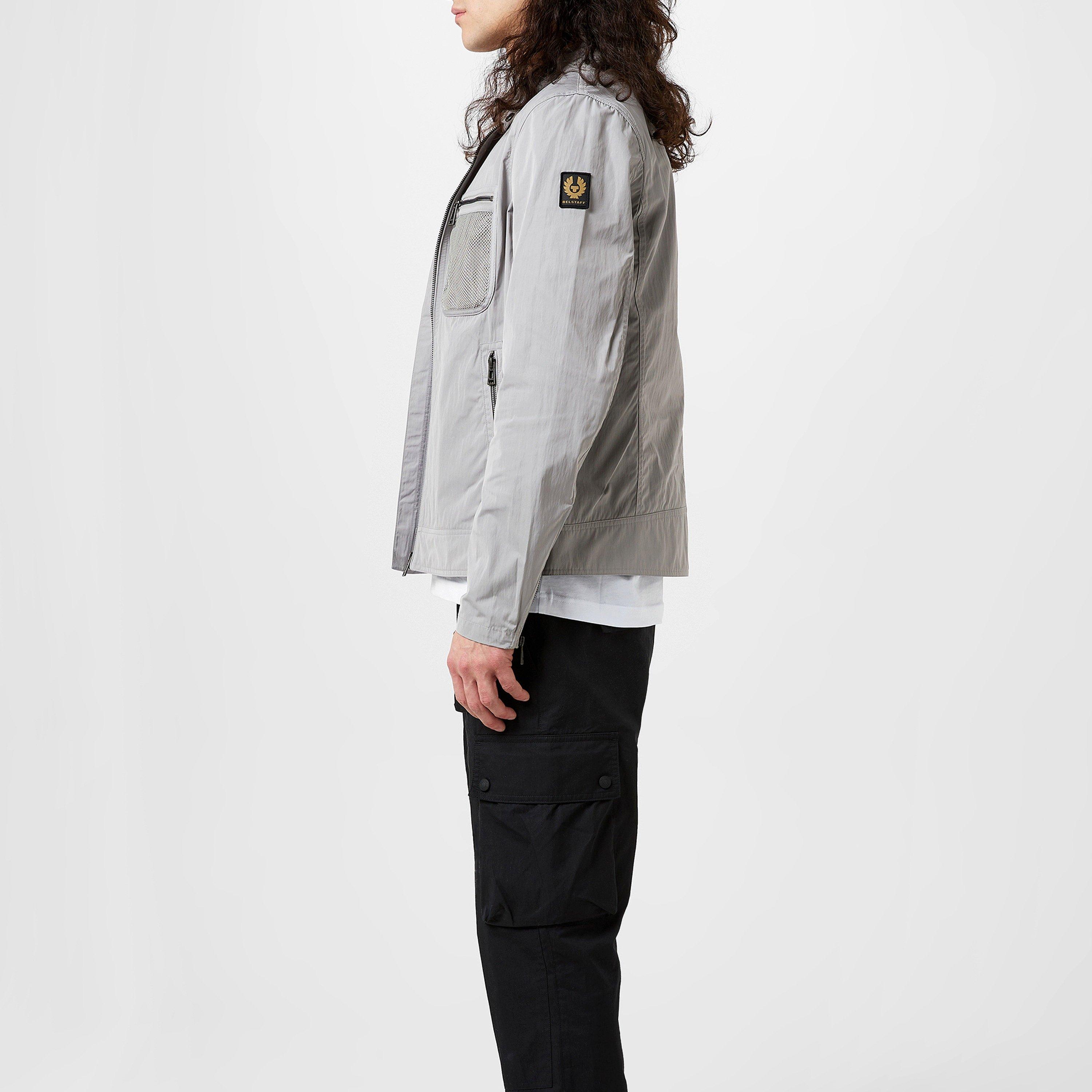 Grey - Belstaff - Men's Profile Water Resistant Long Sleeve Leather Jacket - 2