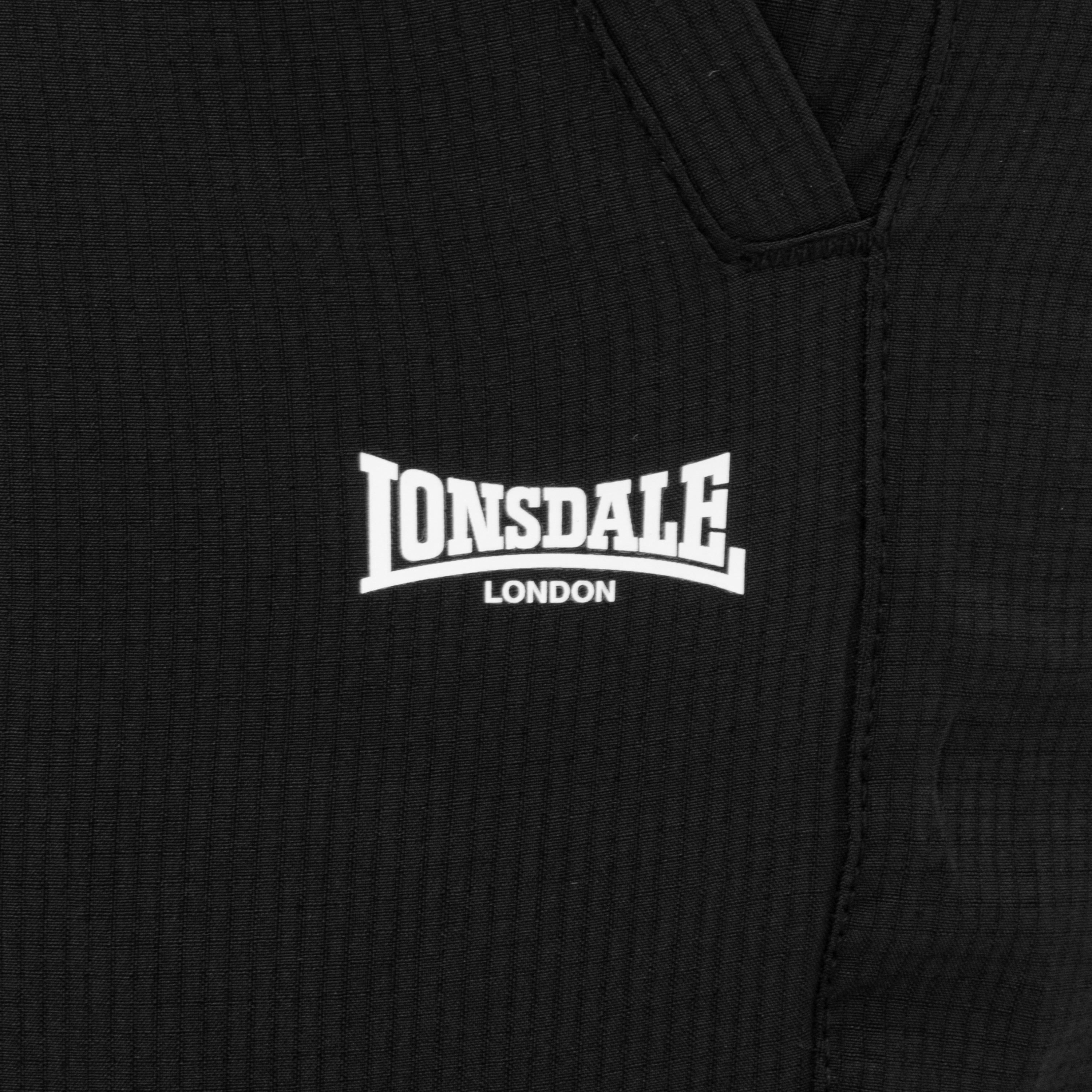 Black - Lonsdale - Mens Woven Pocket Trousers - 4