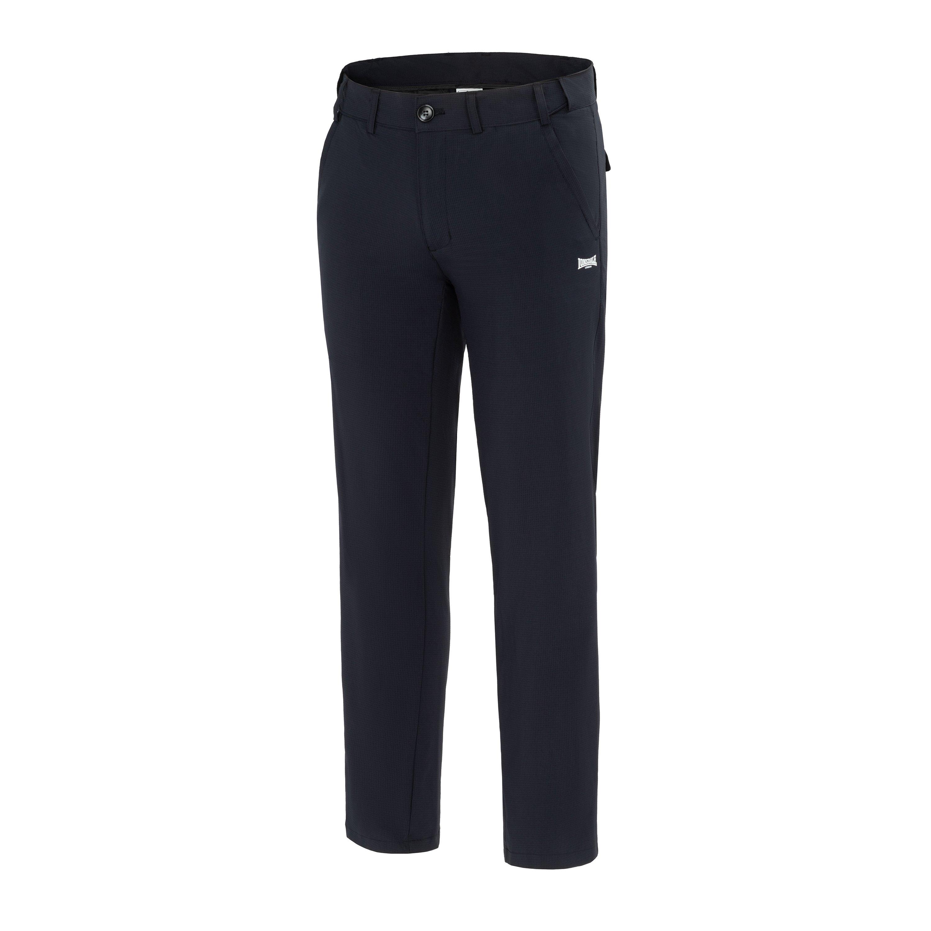 Navy - Lonsdale - Mens Woven Pocket Trousers - 3