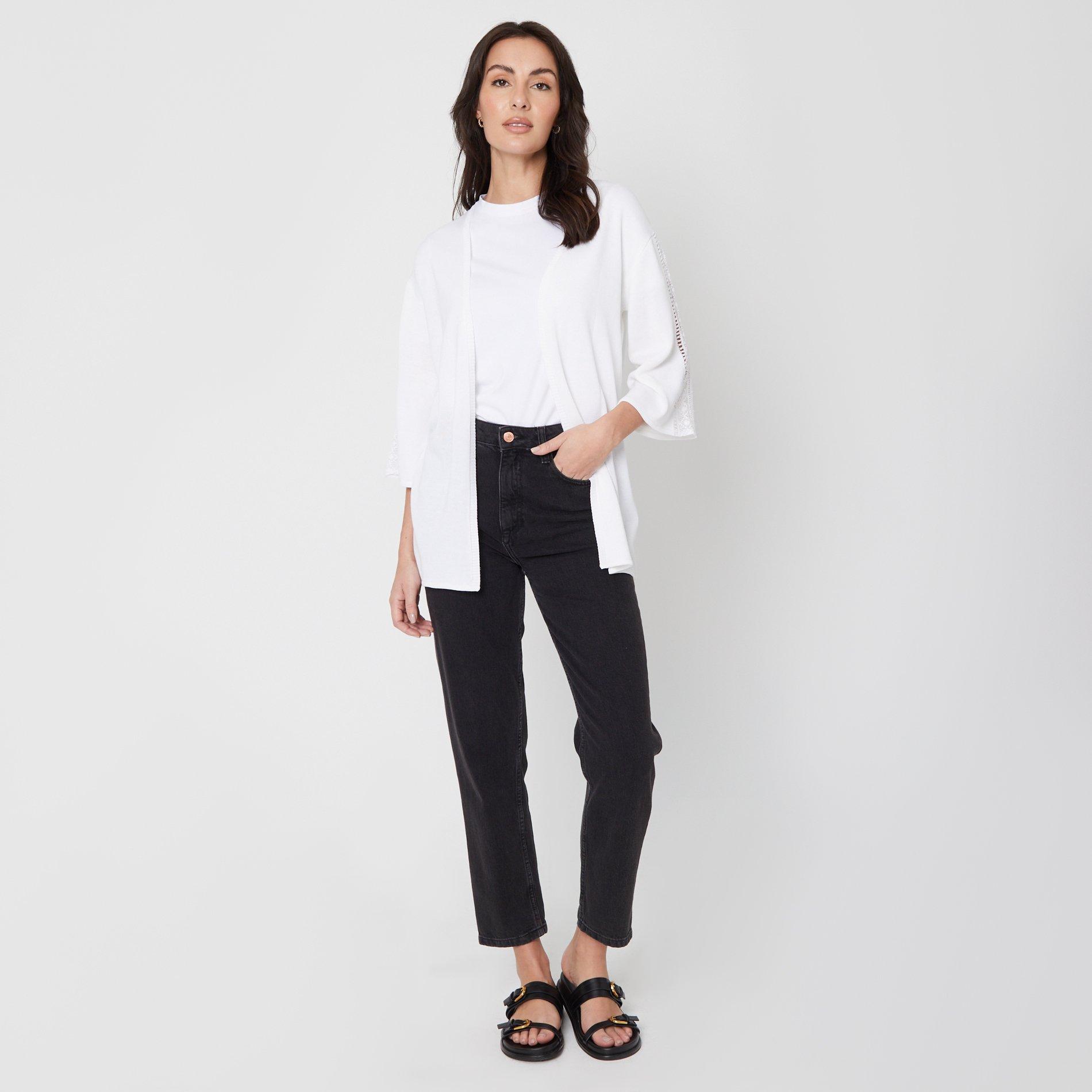 Wit - Be You - Lace Detail Cardigan - 4