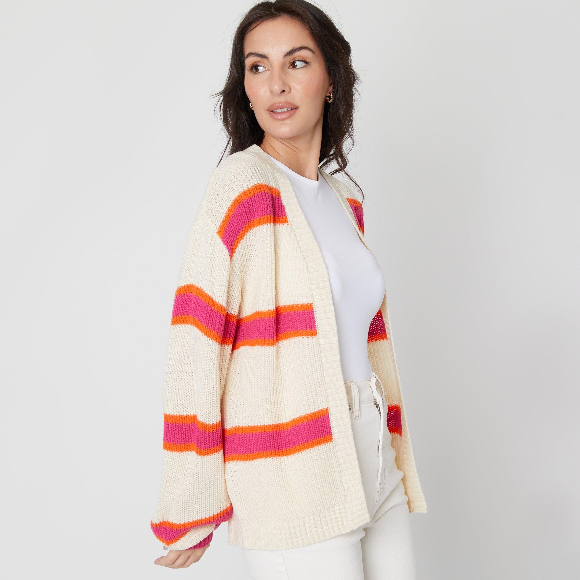 Cream - Be You - Striped Cardigan - 5
