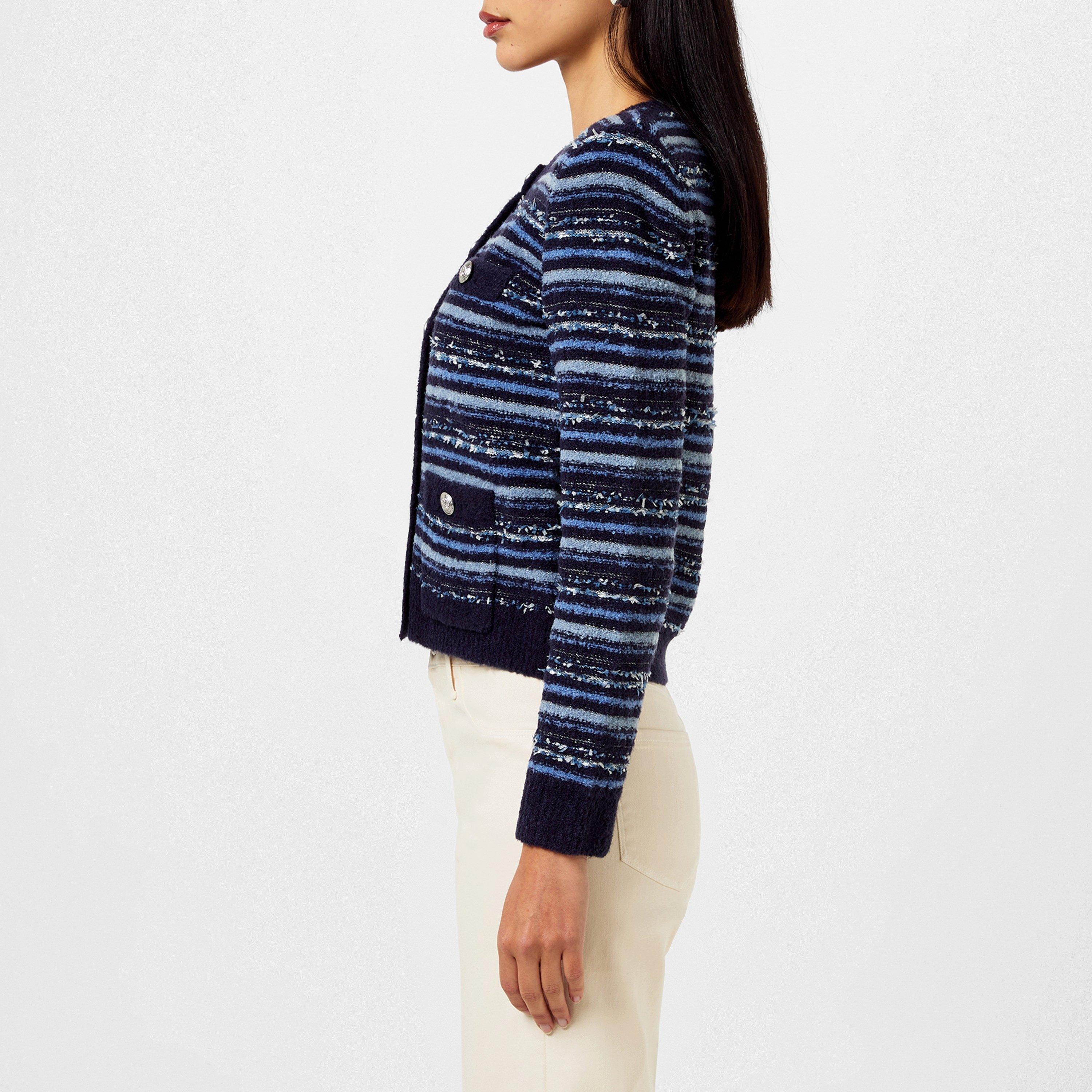 Blue Multi - LAgence - Women's Woodson Knitted Cardigan - 2