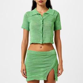 Acne Studios Linen Cropped Cardigan