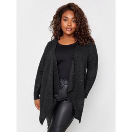 YOURS Curve Party Waterfall Cardigan