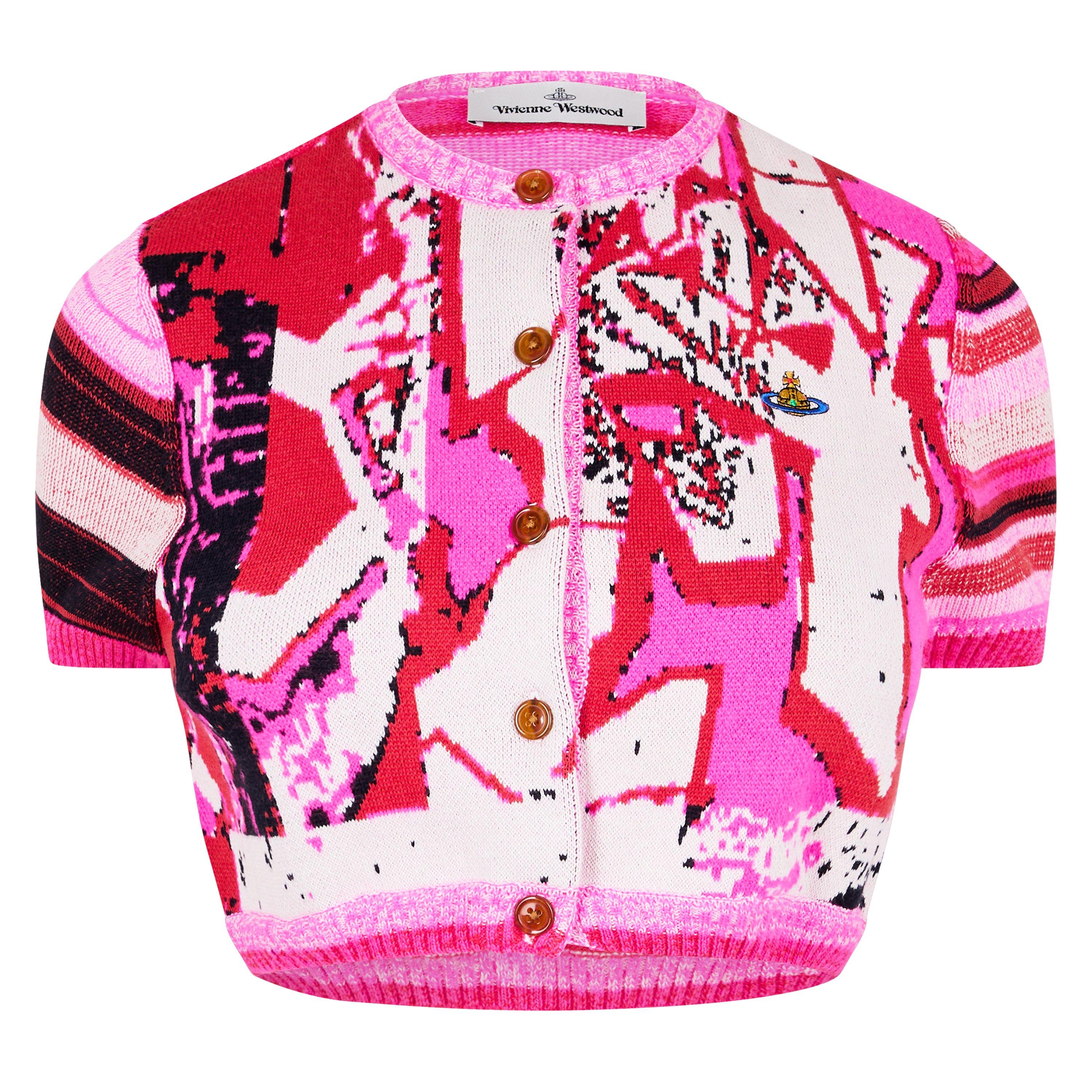Graffiti - Vivienne Westwood - Cropped Graffiti Cardigan - 5
