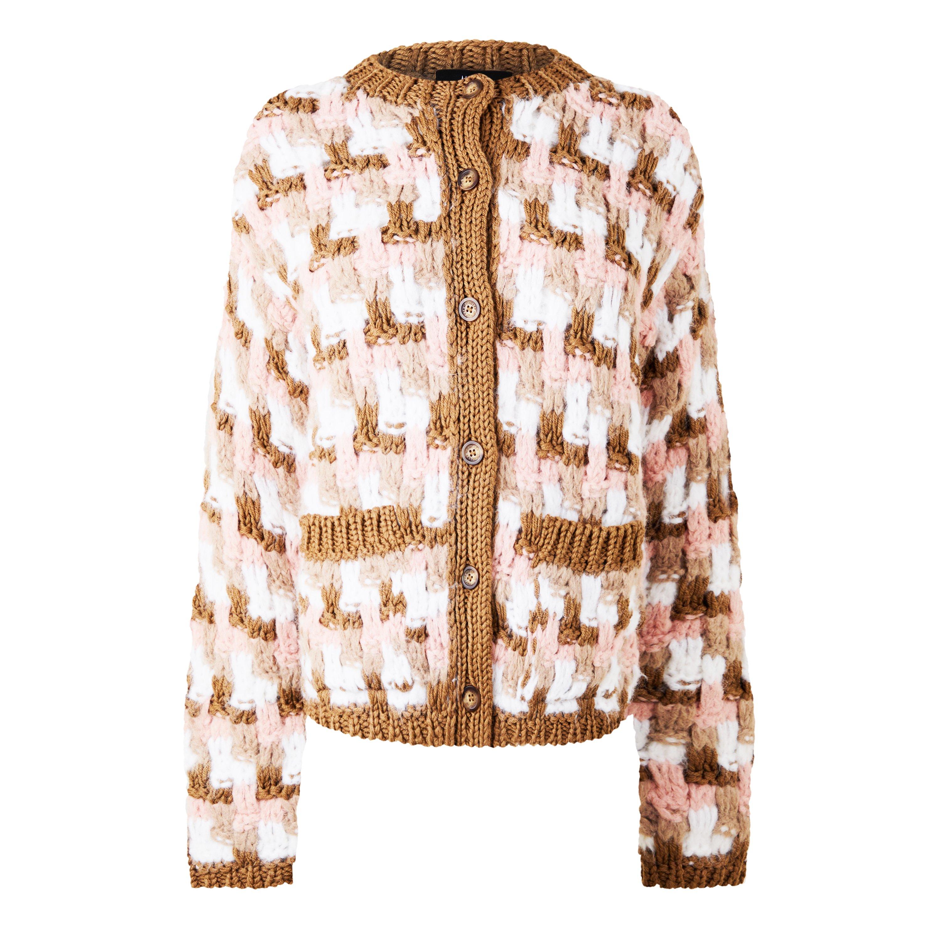 Pink Chk P52 - Moncler Grenoble - Patterned Cardigan - 5
