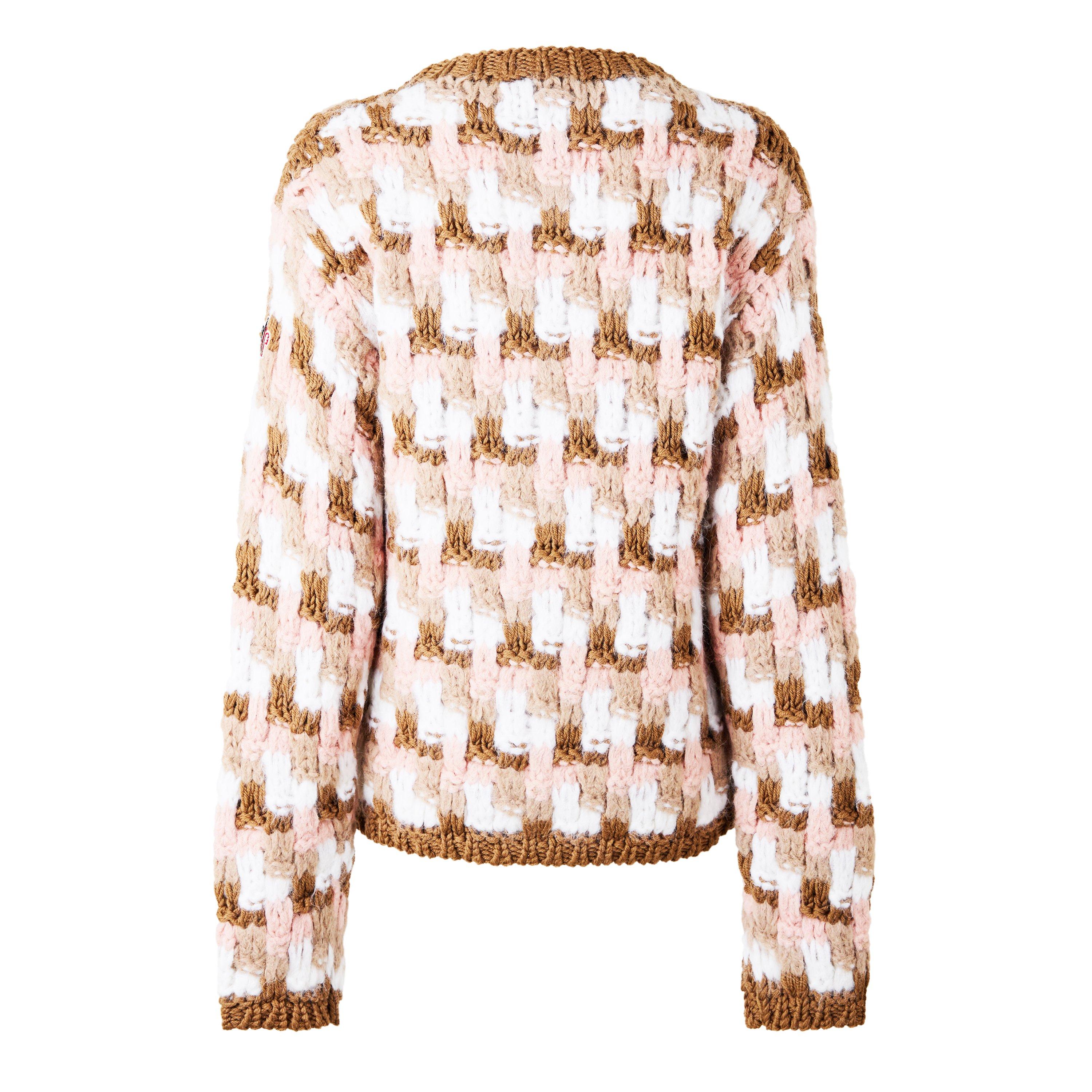 Pink Chk P52 - Moncler Grenoble - Patterned Cardigan - 6