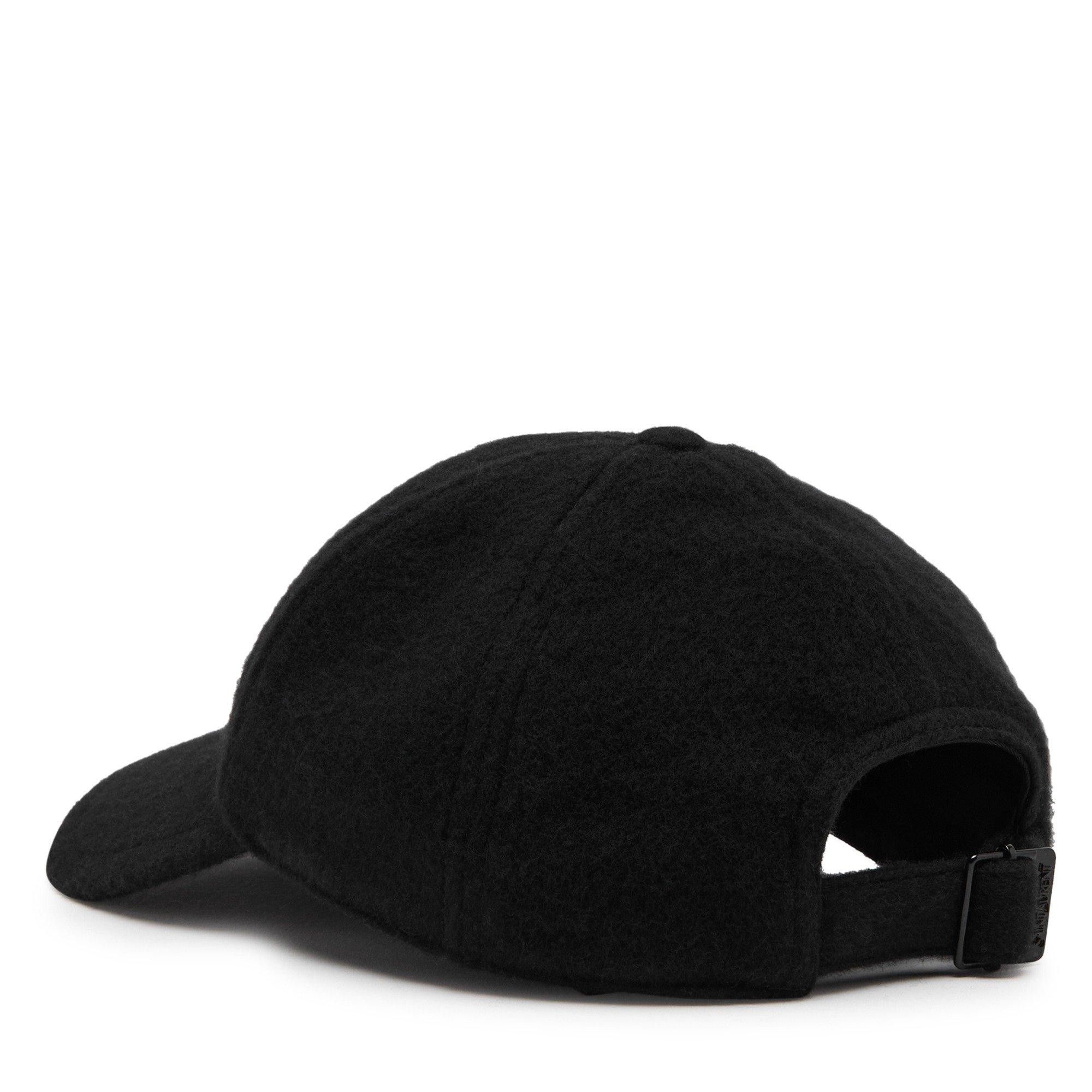 BLACK - Saint Laurent - CASHMERE LOGO CAP - 3