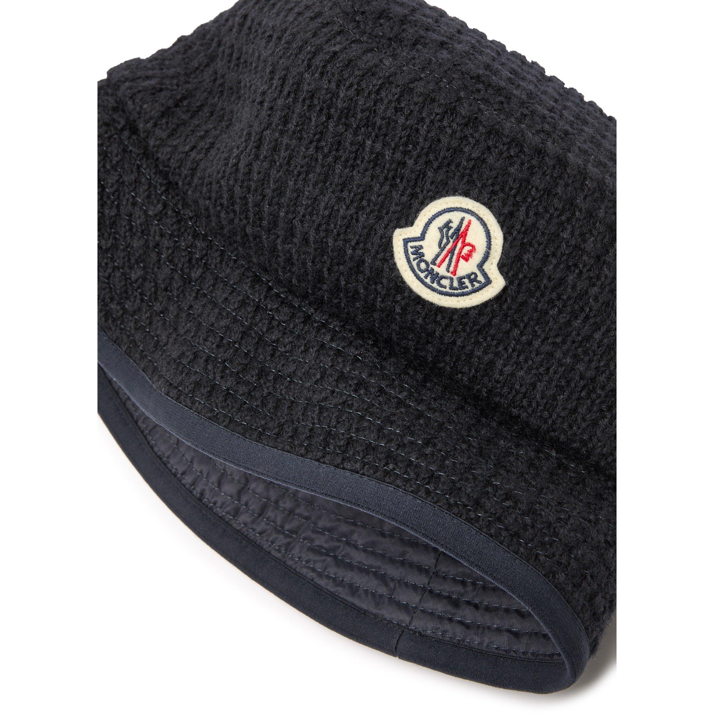 NAVY - Moncler - MONC LOGO BUCKET HAT - 3