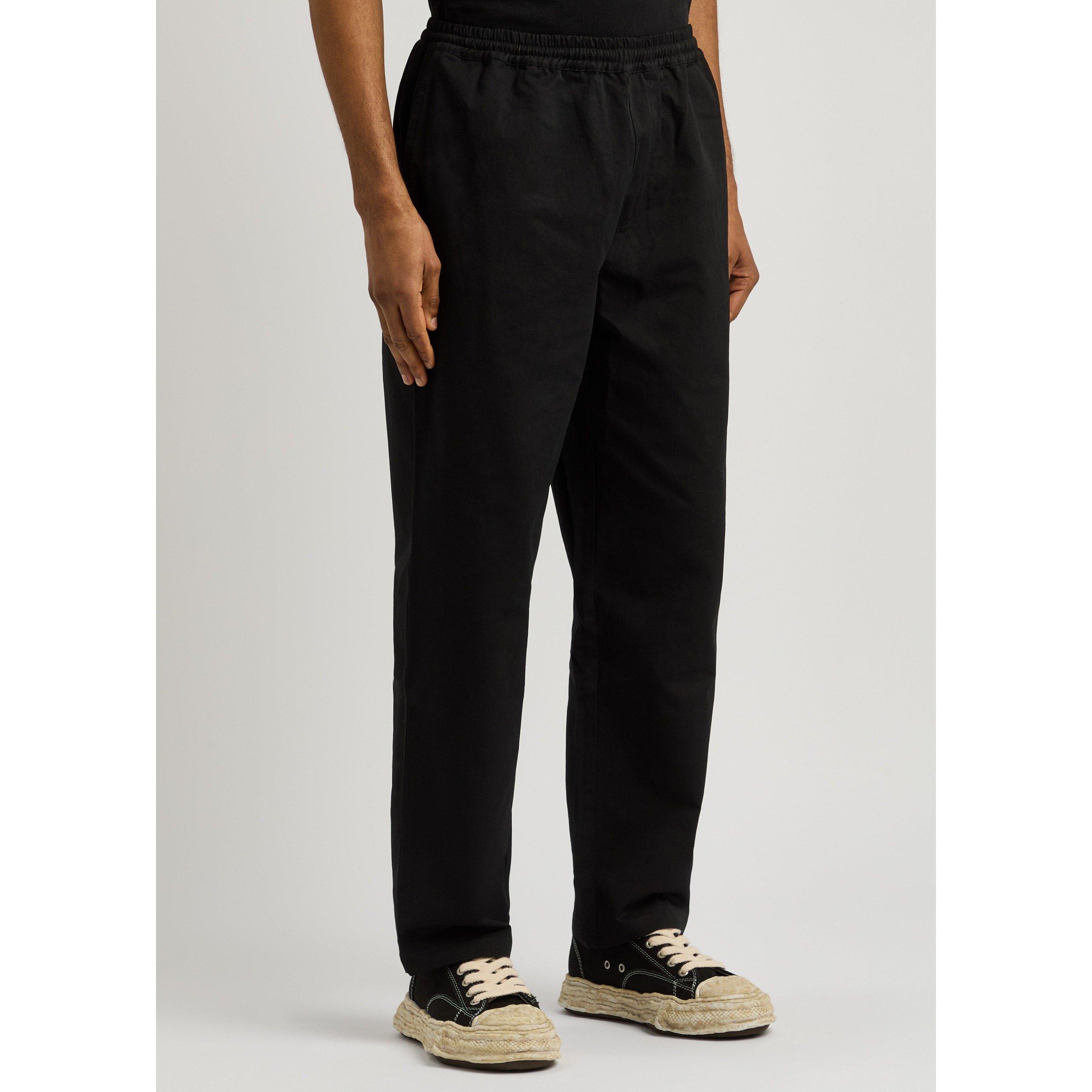 BLACK - Unknown - Men's Skate Cotton Tapered Trousers - 2
