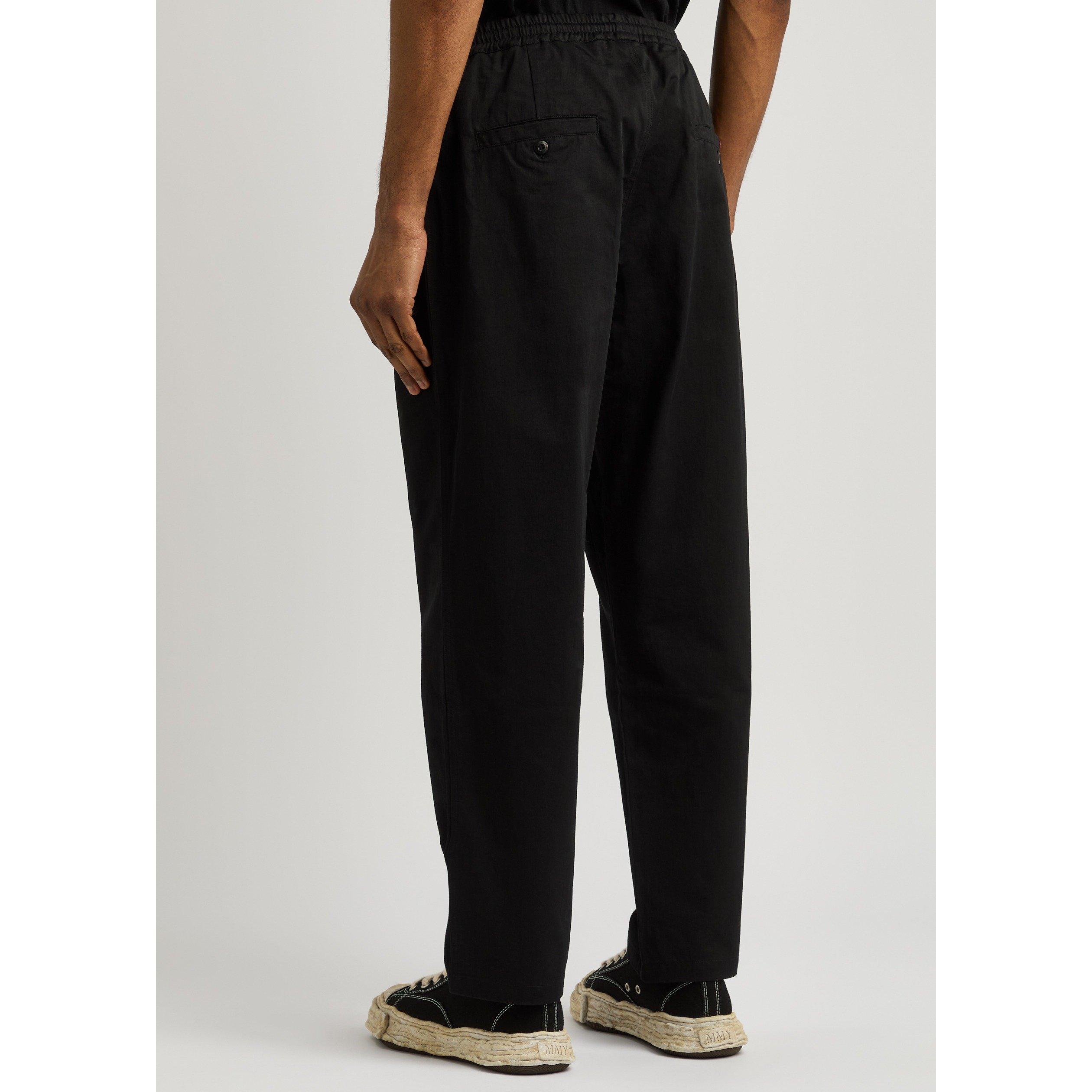 BLACK - Unknown - Men's Skate Cotton Tapered Trousers - 3