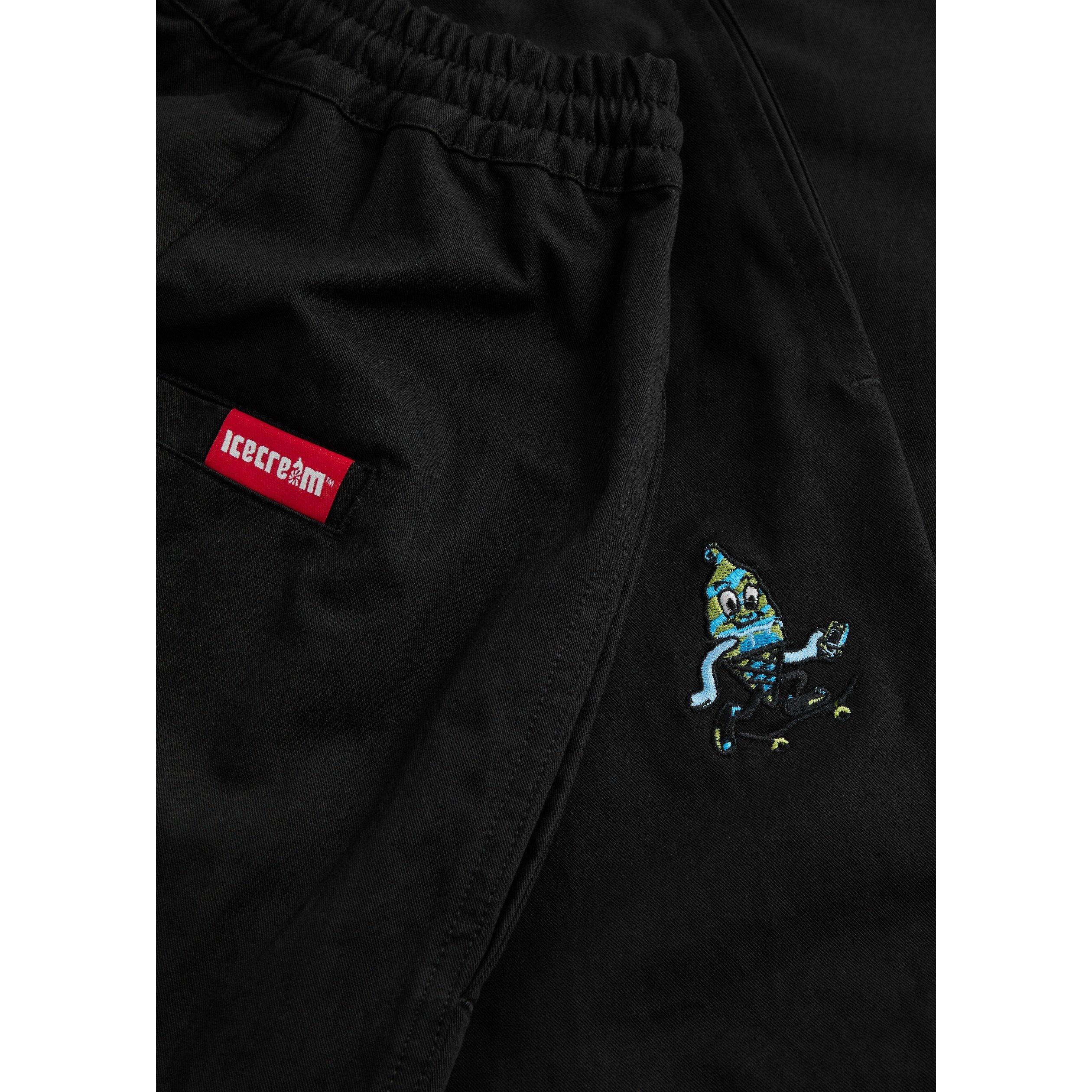BLACK - Unknown - Men's Skate Cotton Tapered Trousers - 4