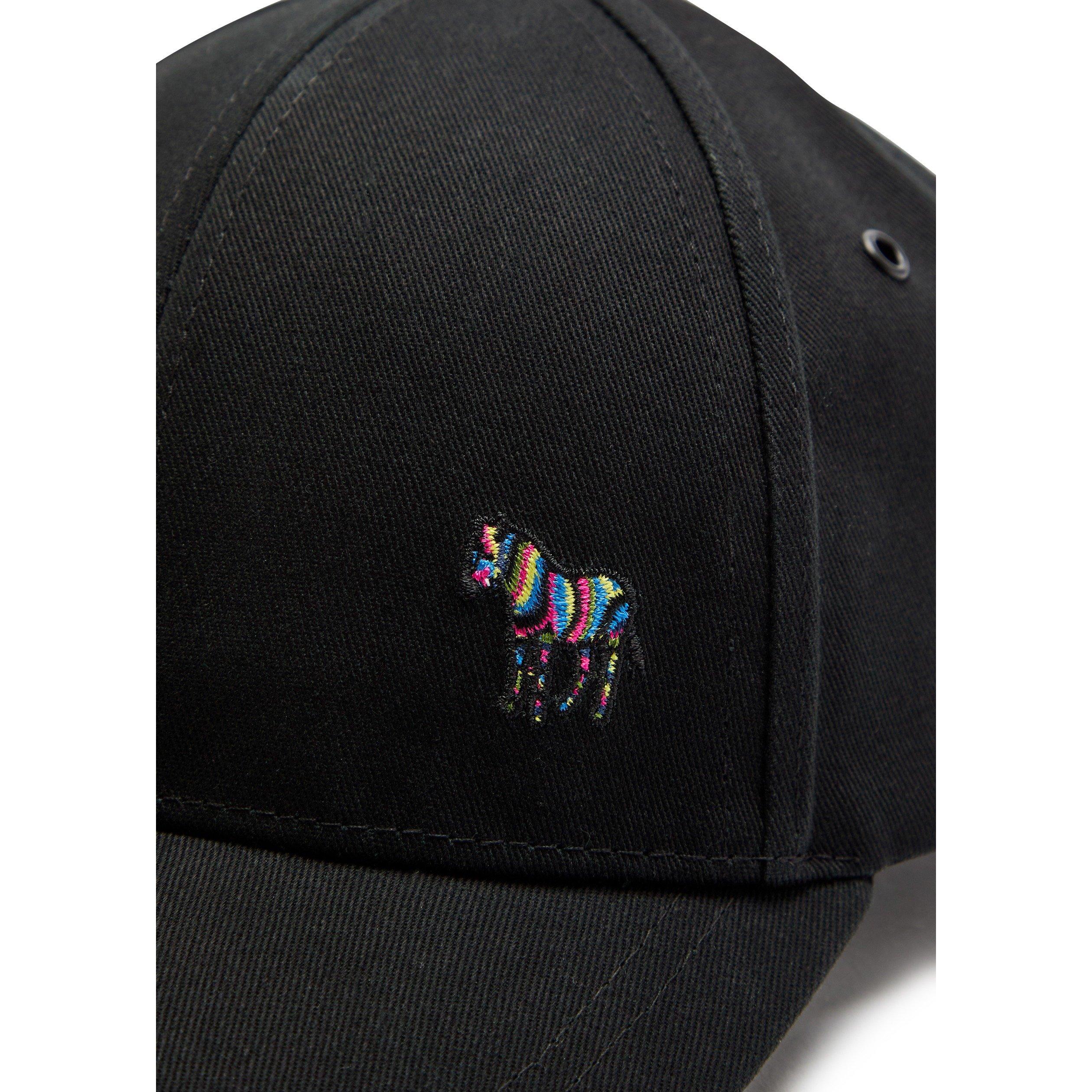 BLACK - Paul Smith - Men's Zebra Embroidered Cotton Baseball Cap - 4