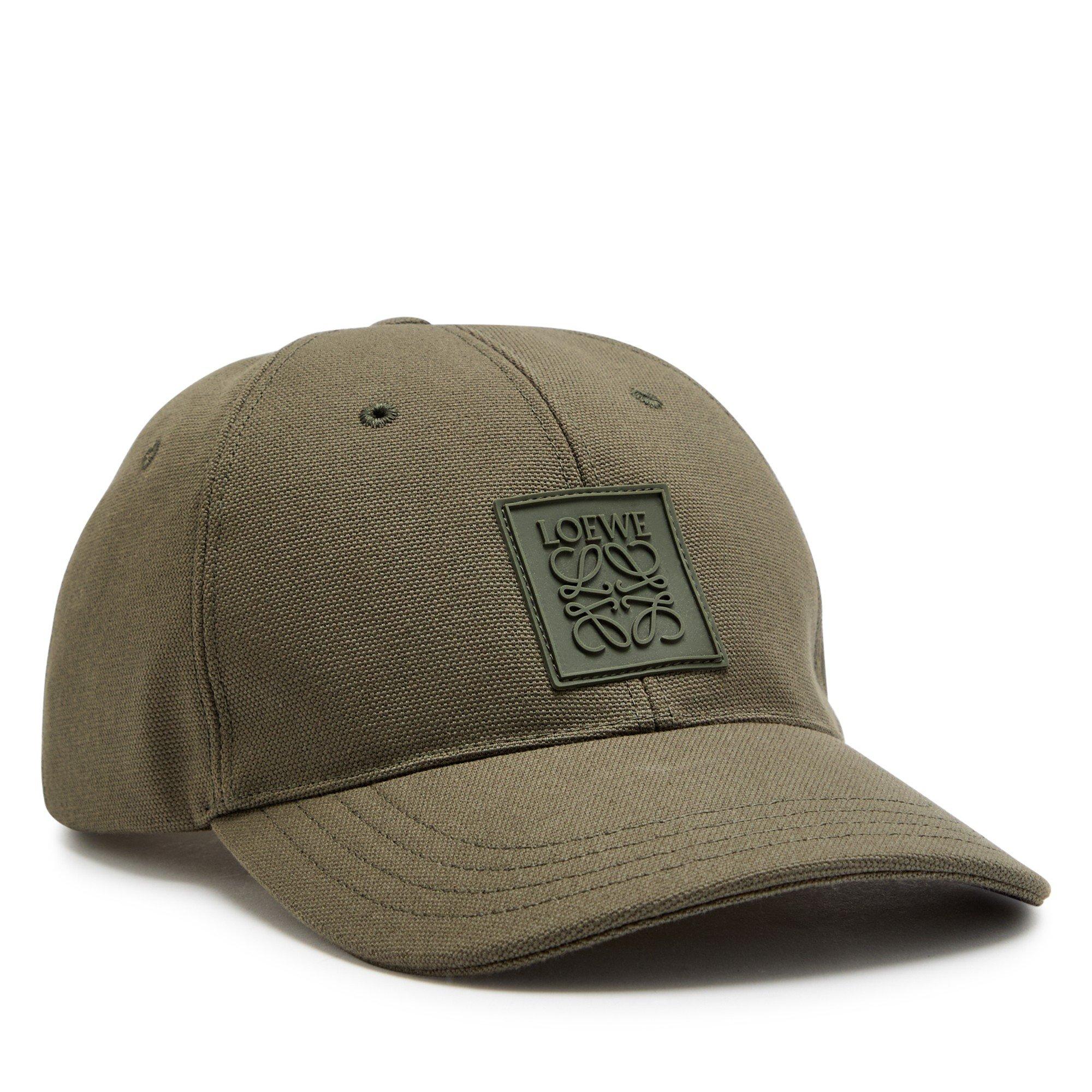KHAKI - Loewe - LOEWE PATCH CAP KHAKI GREEN - 1