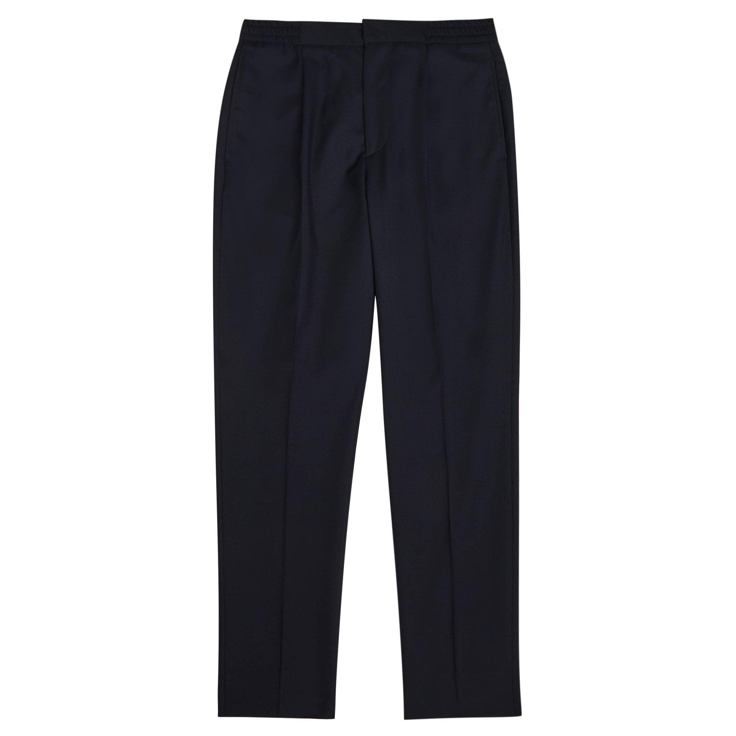 NAVY - Officine Generale - Men's EE Wool Pleated Trousers
