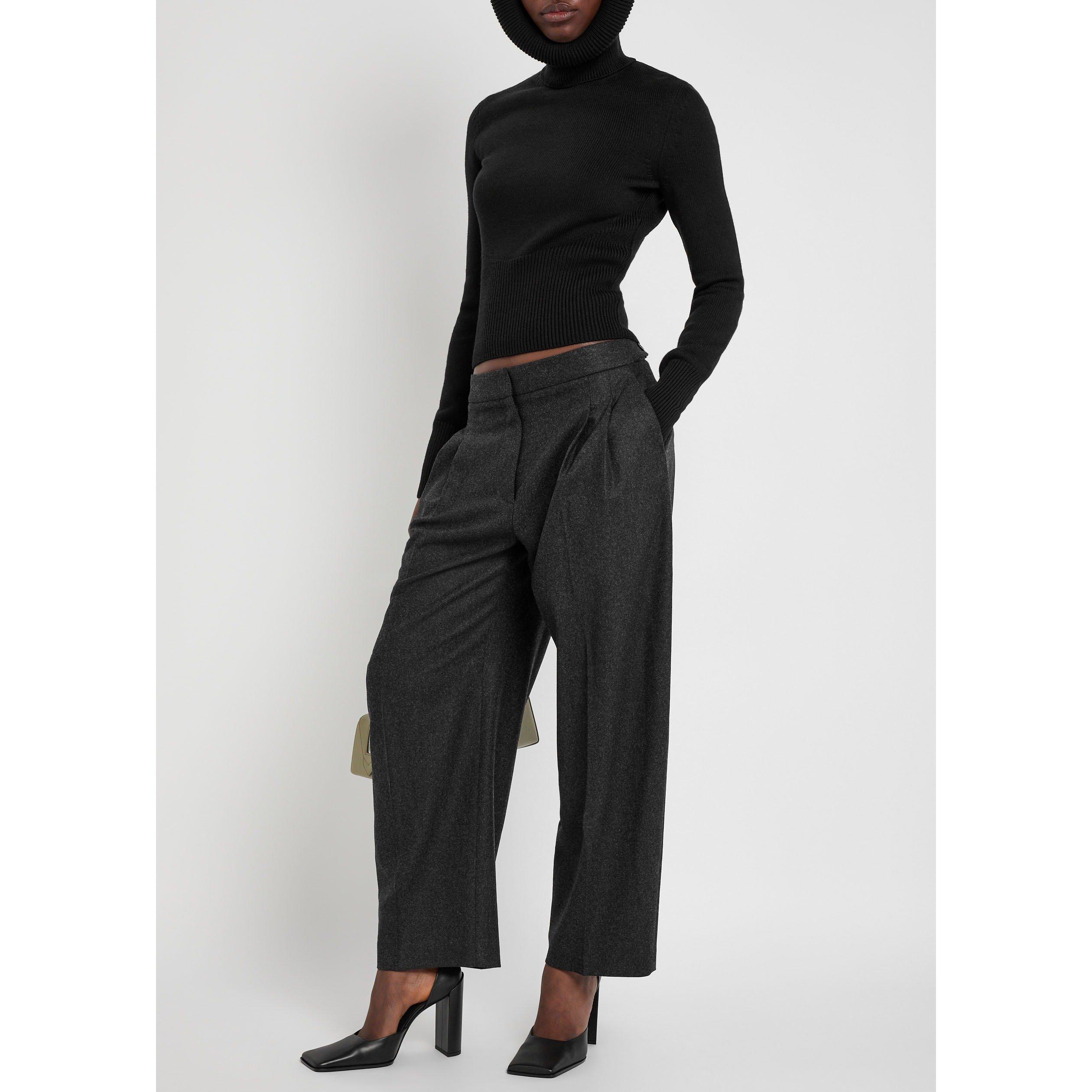 GREY ANTHRACITE - Alaia - TAILORED PANTS - 5