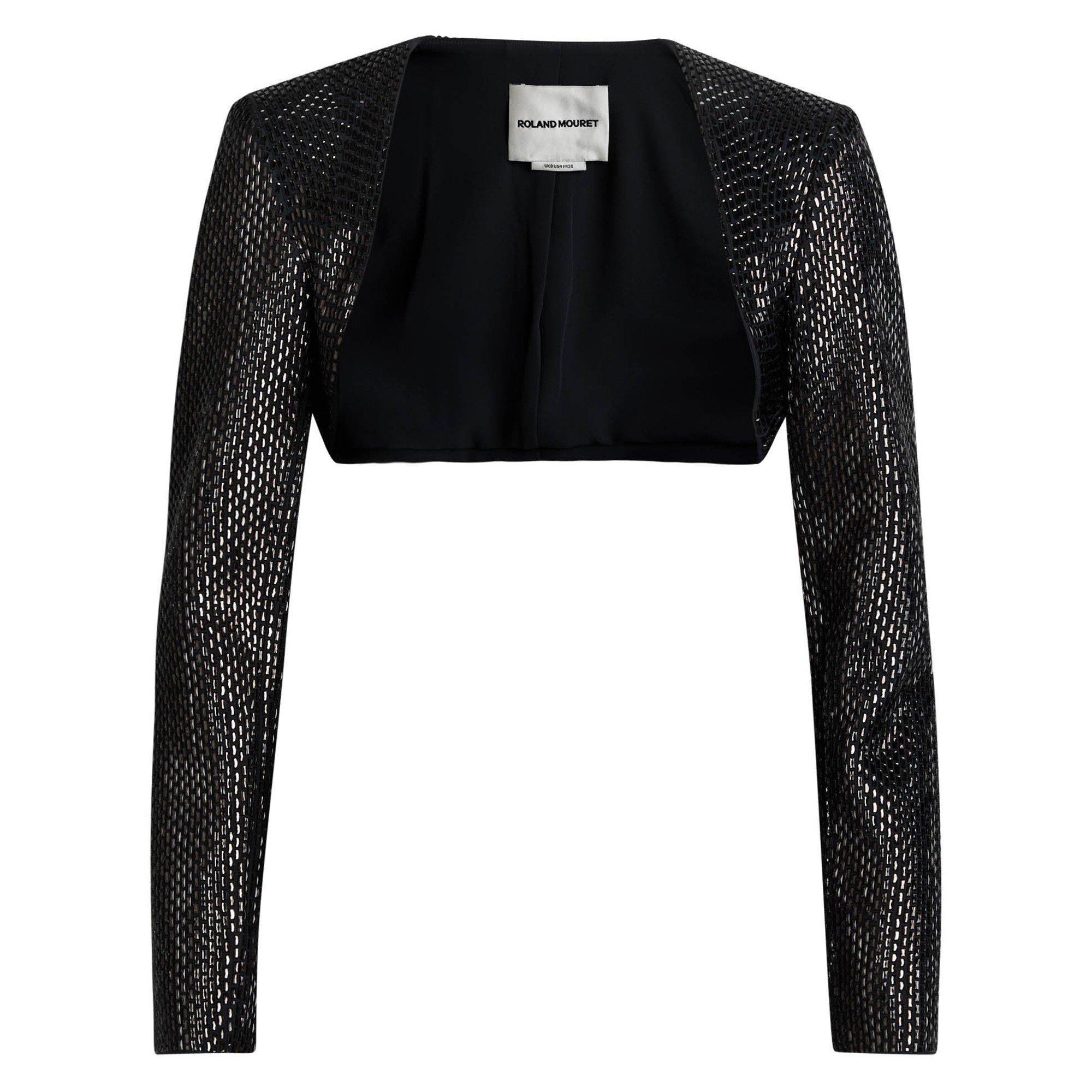GREY - Roland Mouret - SD DIAMANTE CREPE BOLERO