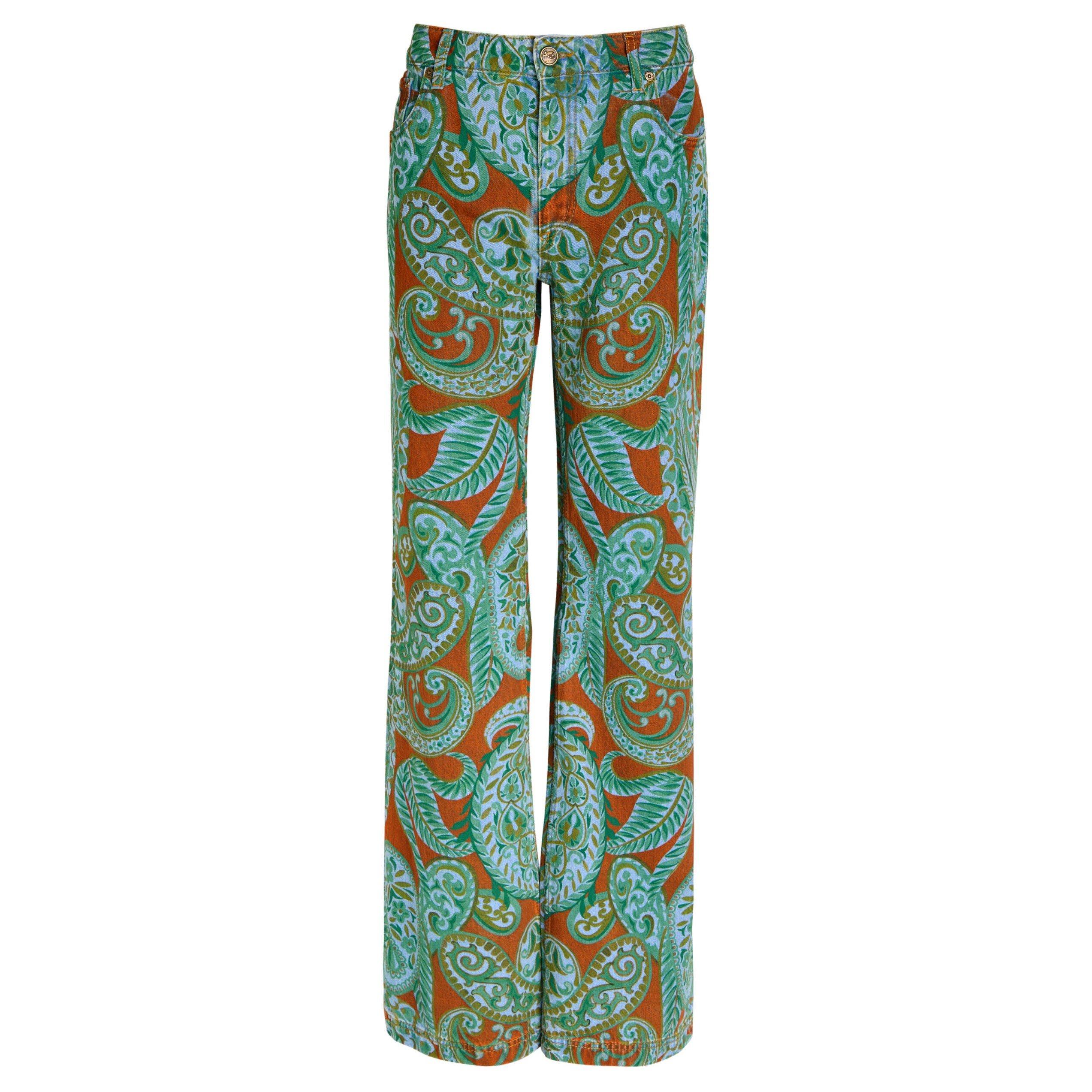 MULTI PRINT - Etro - LONG FLARED JEANS