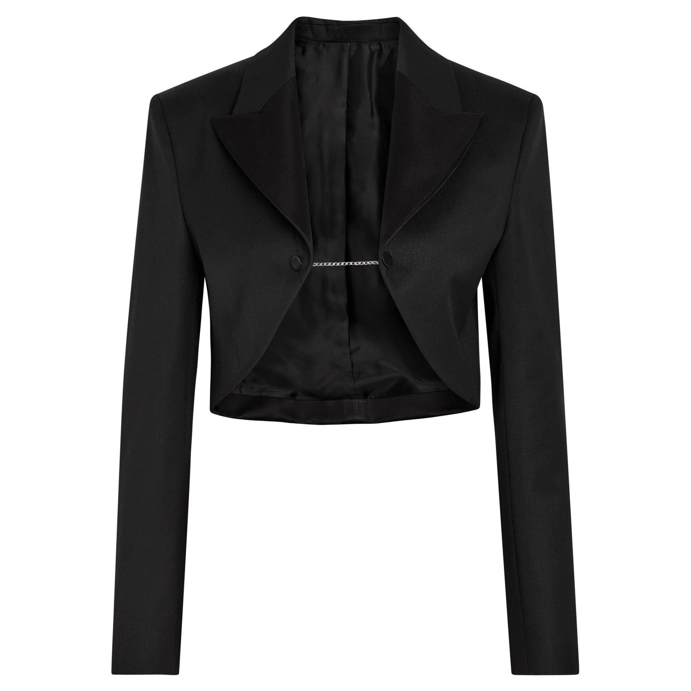 BLACK - Alaia - TUXEDO BOLERO - 1
