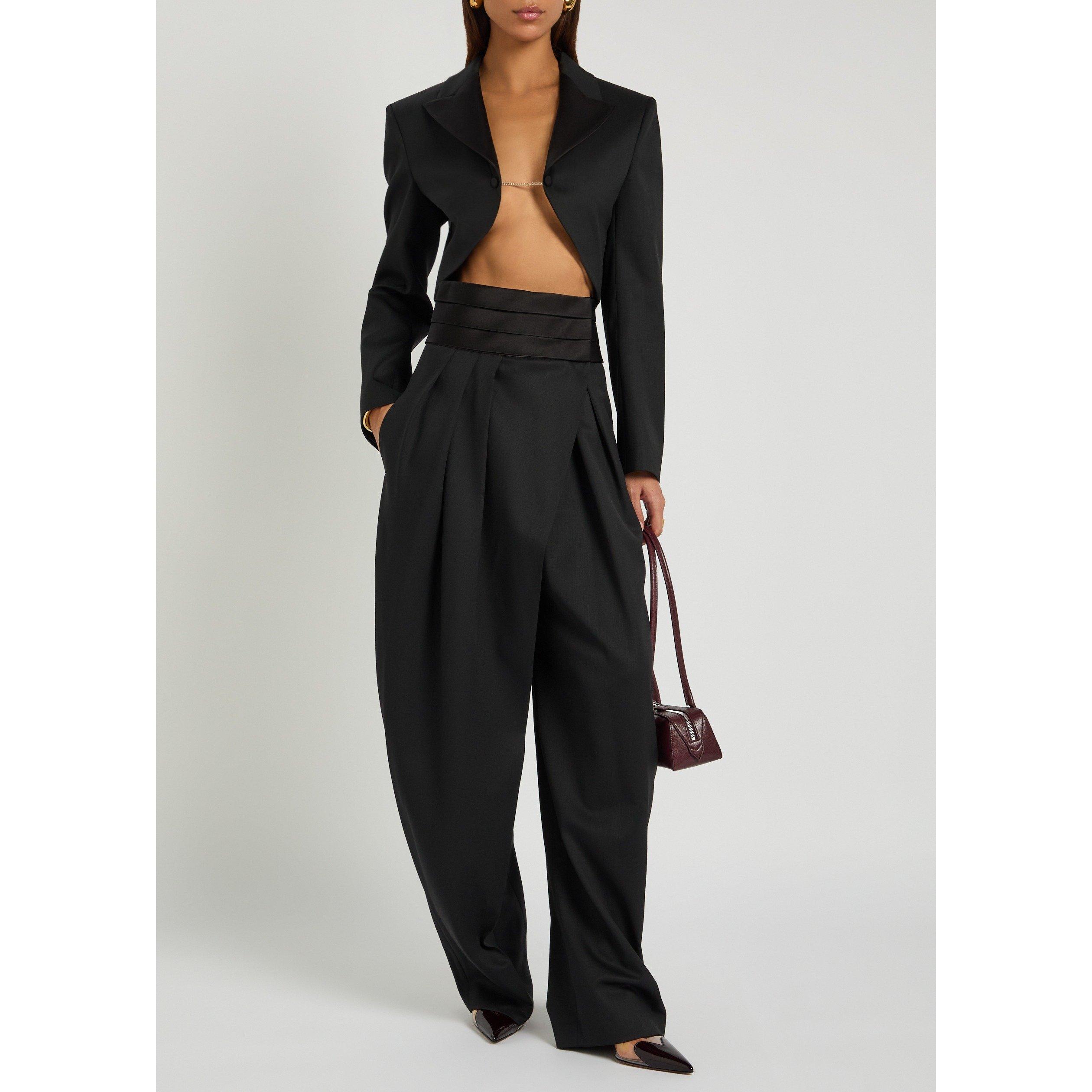 BLACK - Alaia - TUXEDO BOLERO - 5