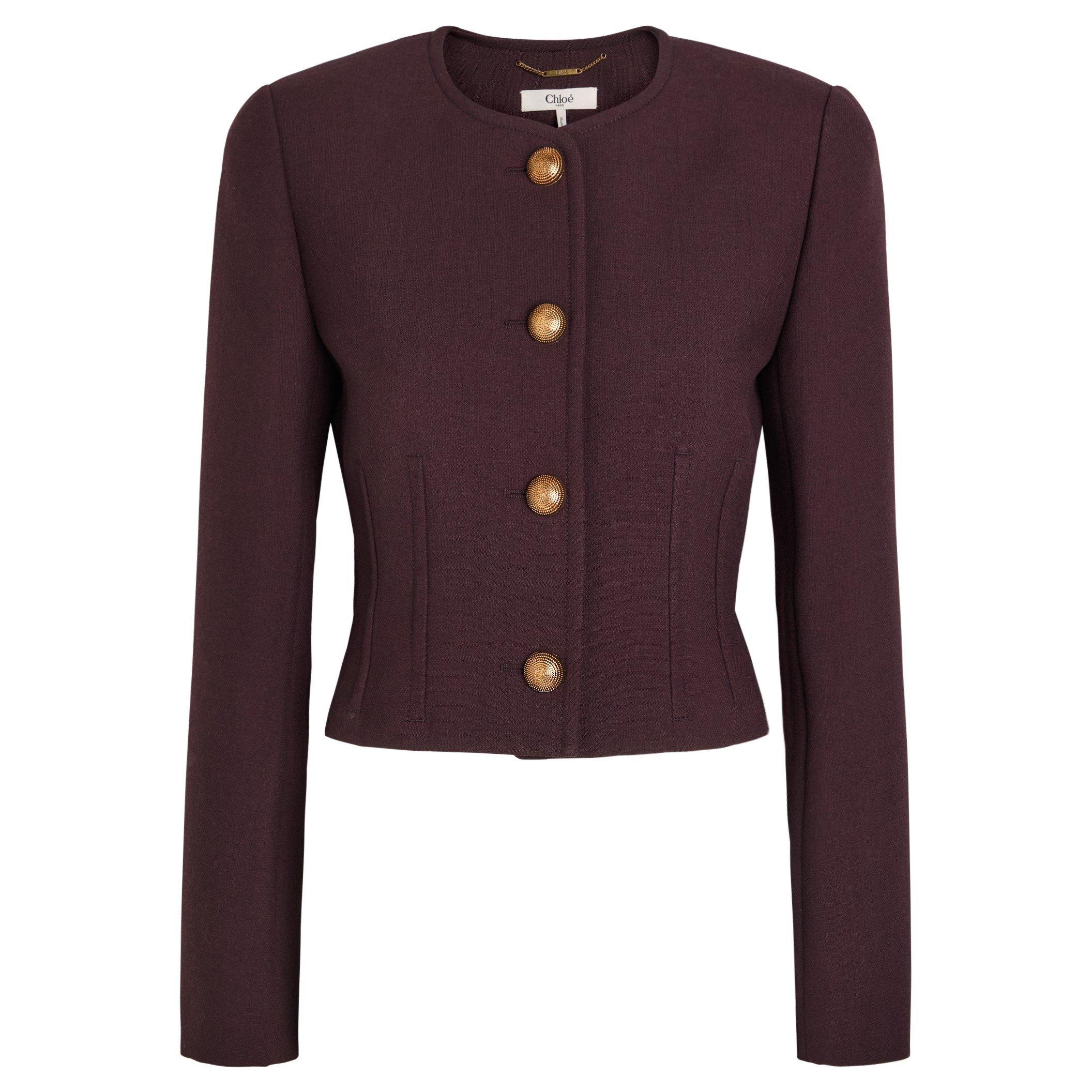 PURPLE - Chloe - CROPPED JACKET