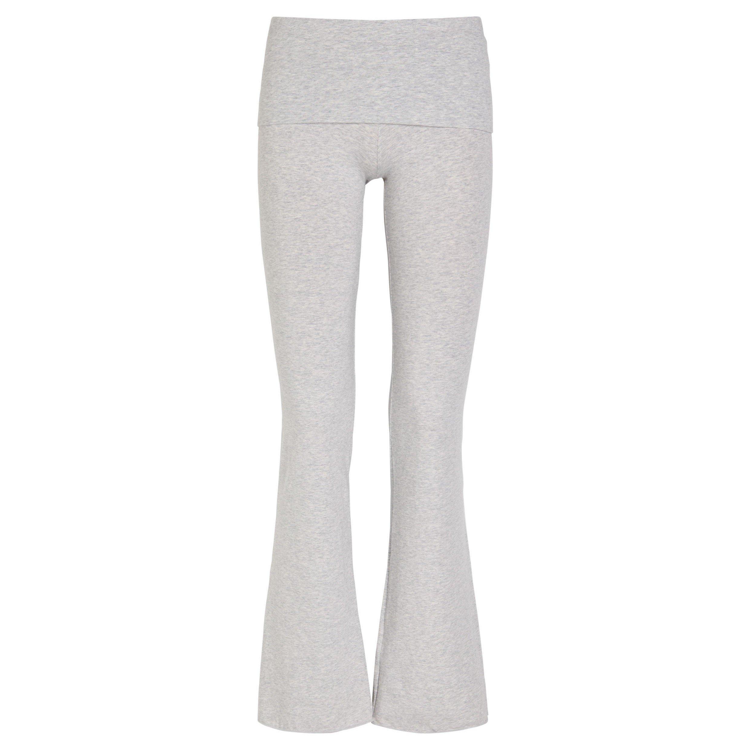 SKIMS TR COTTON JERSEY FOLDOVER PANT
