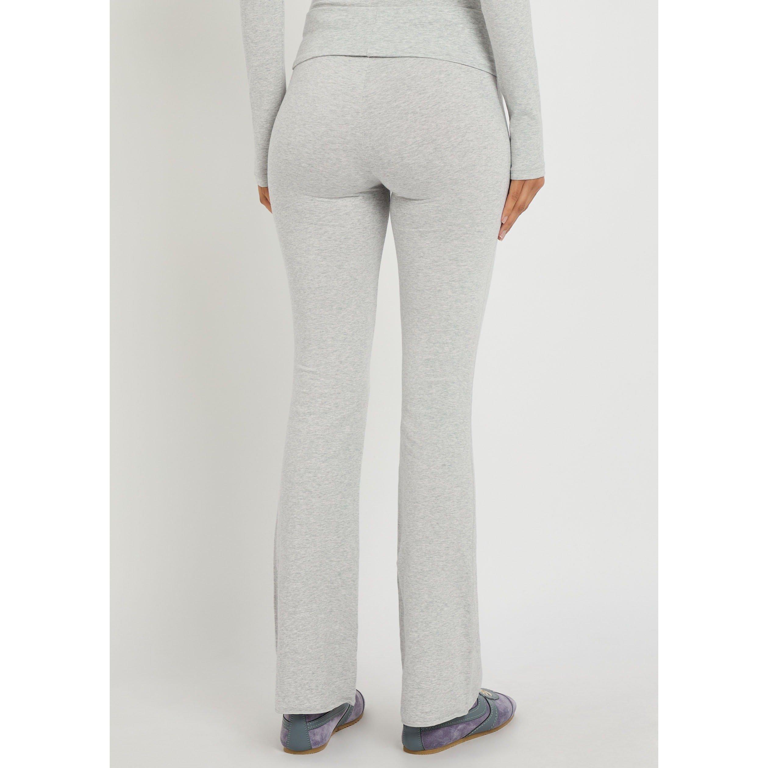 LIGHT GREY - SKIMS - TR COTTON JERSEY FOLDOVER PANT - 3