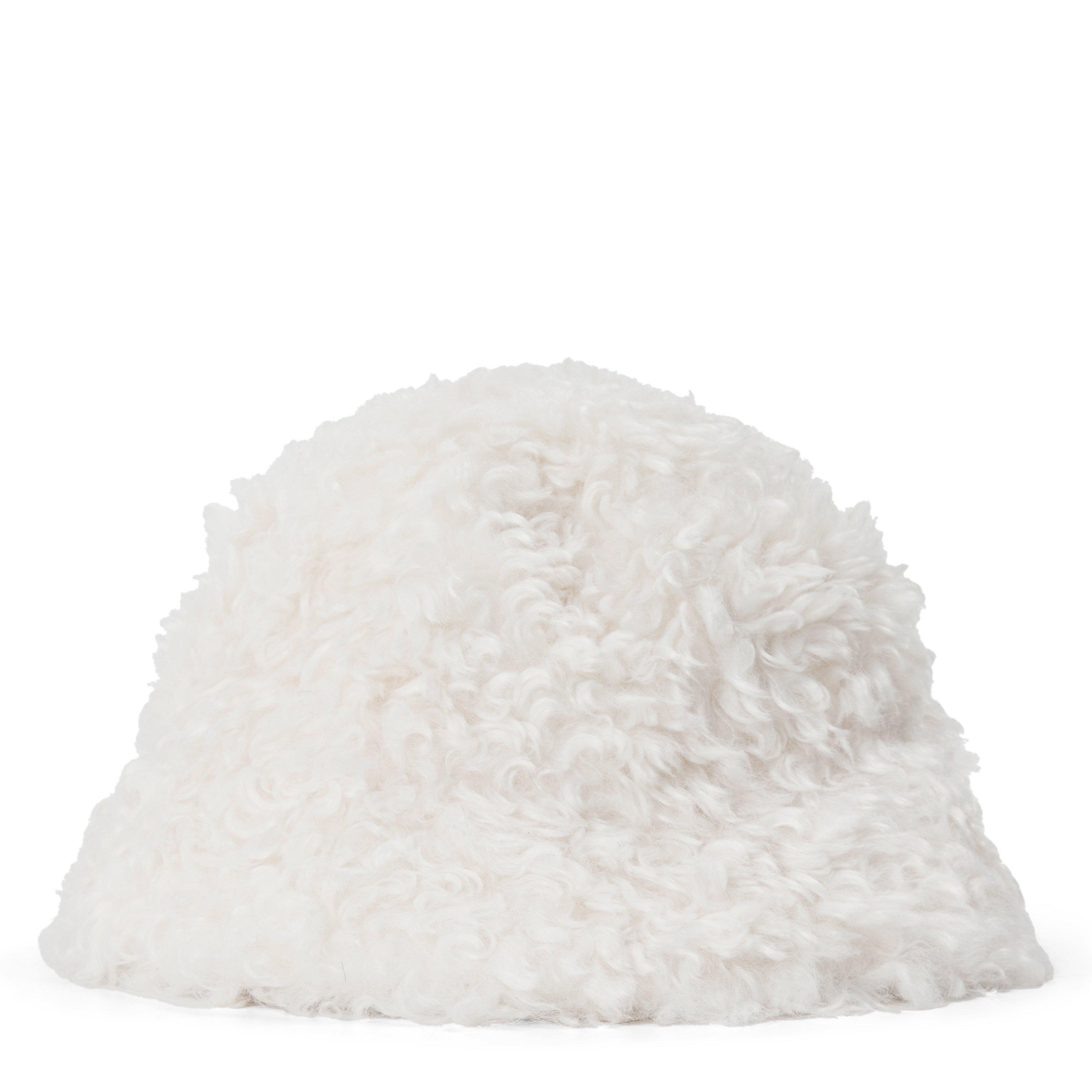 WHITE - Lack of Color - FLUFFY BUCKET HAT - 1