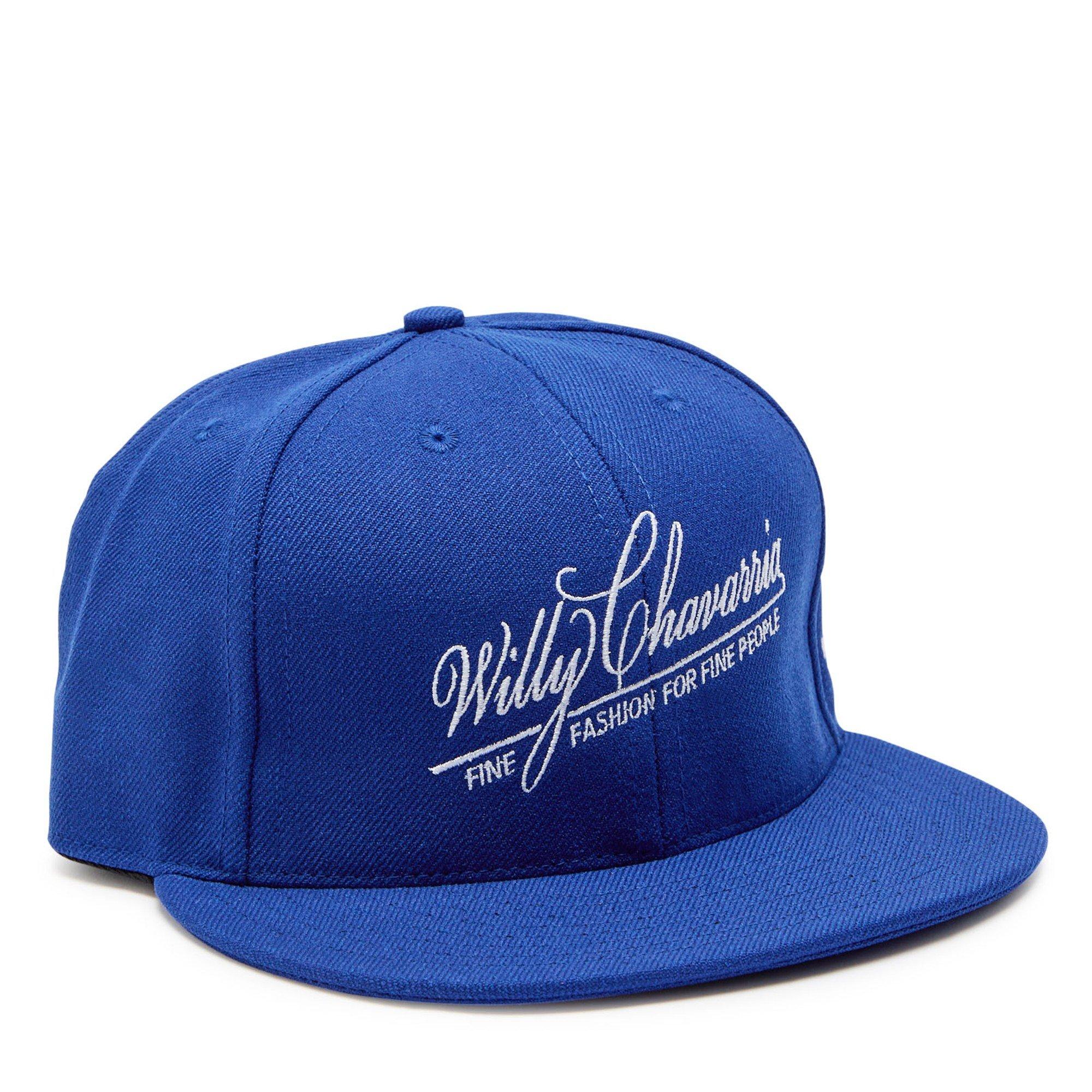BLUE - Willy Chavarria - Men's Fine Fashion Baseball Cap - 1