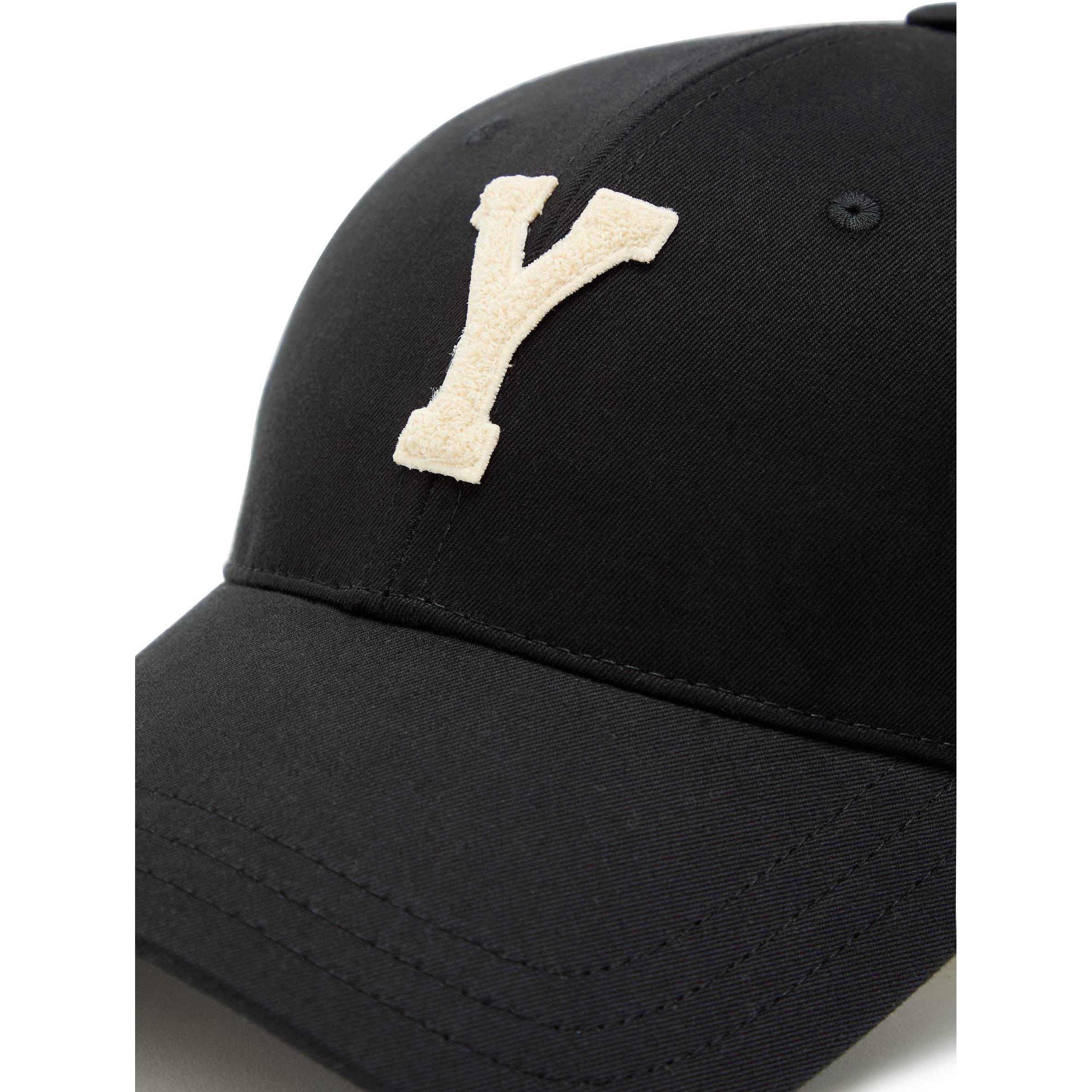 BLACK - Saint Laurent - COTTON 6P CAP WITH C - 3