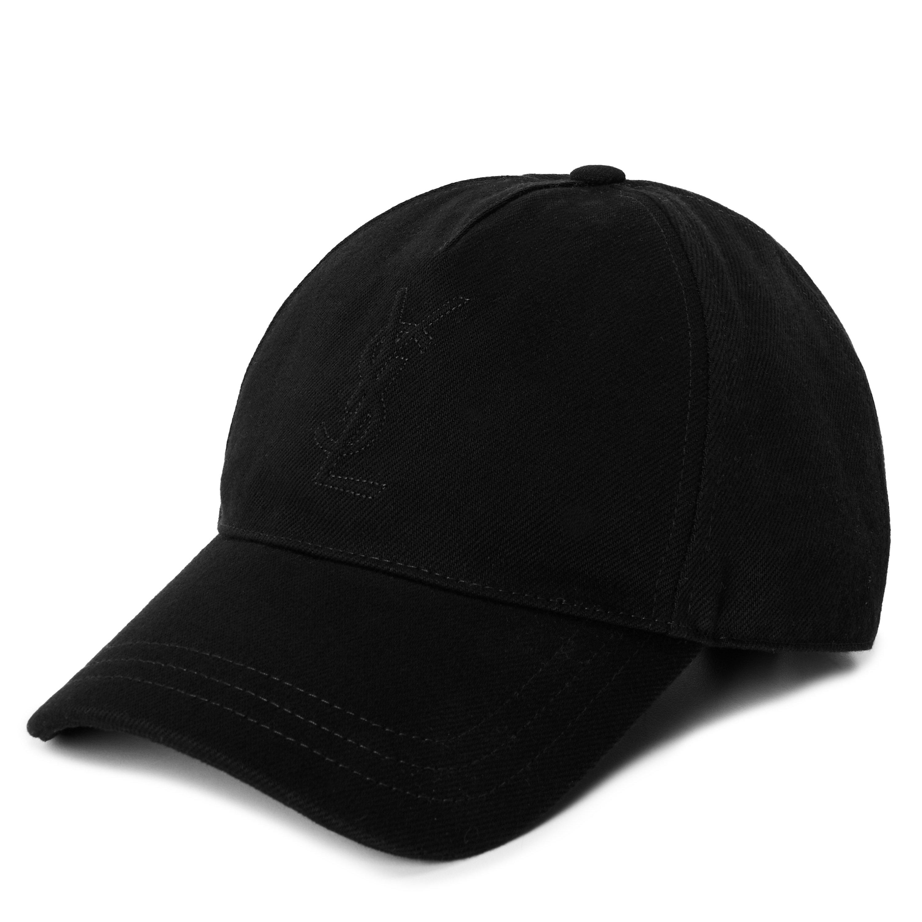 BLACK - Saint Laurent - CASQUETTE LOGO RELIEF/BLA - 1