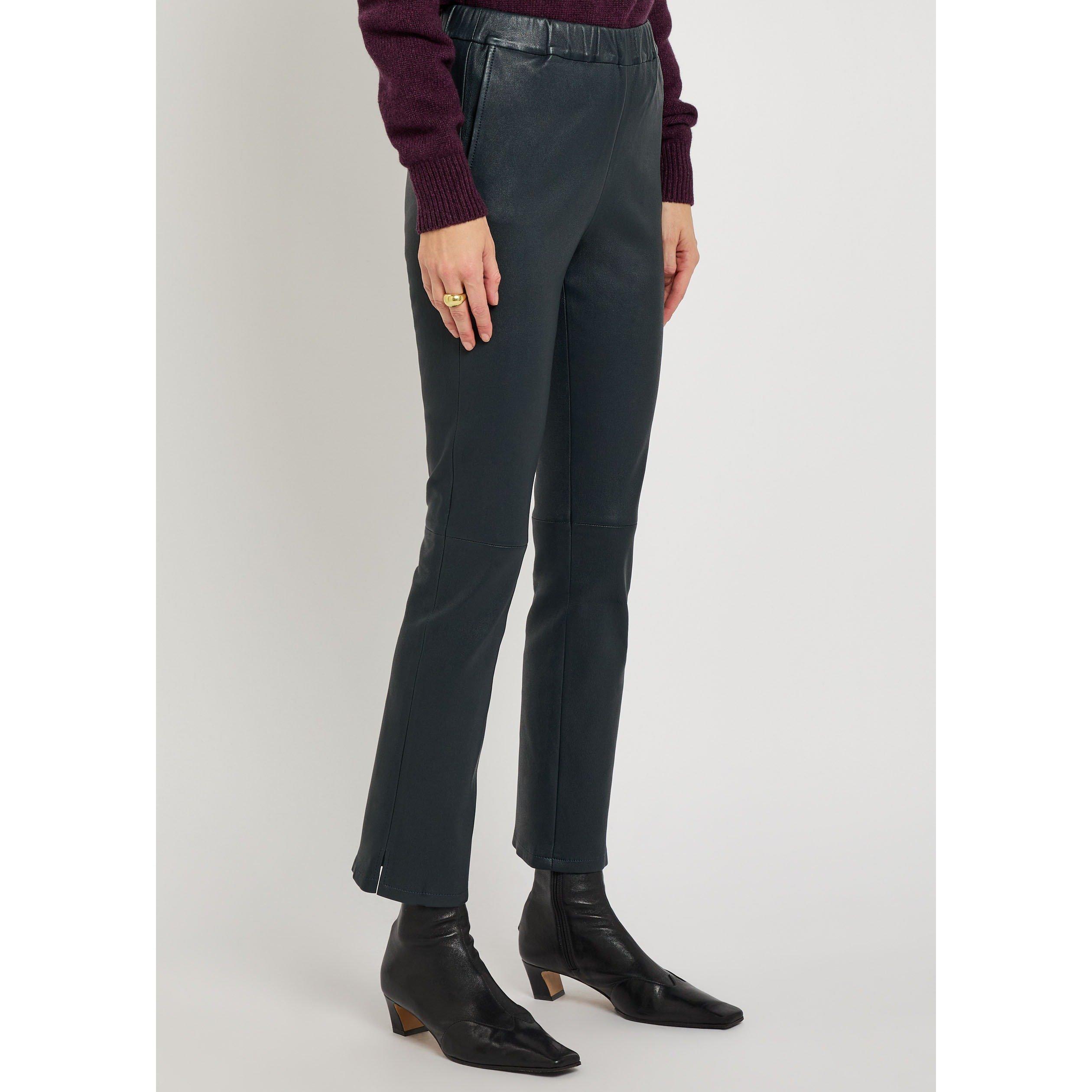NAVY - Arma - Women's Kamilla Stretch Leather Trousers - 2