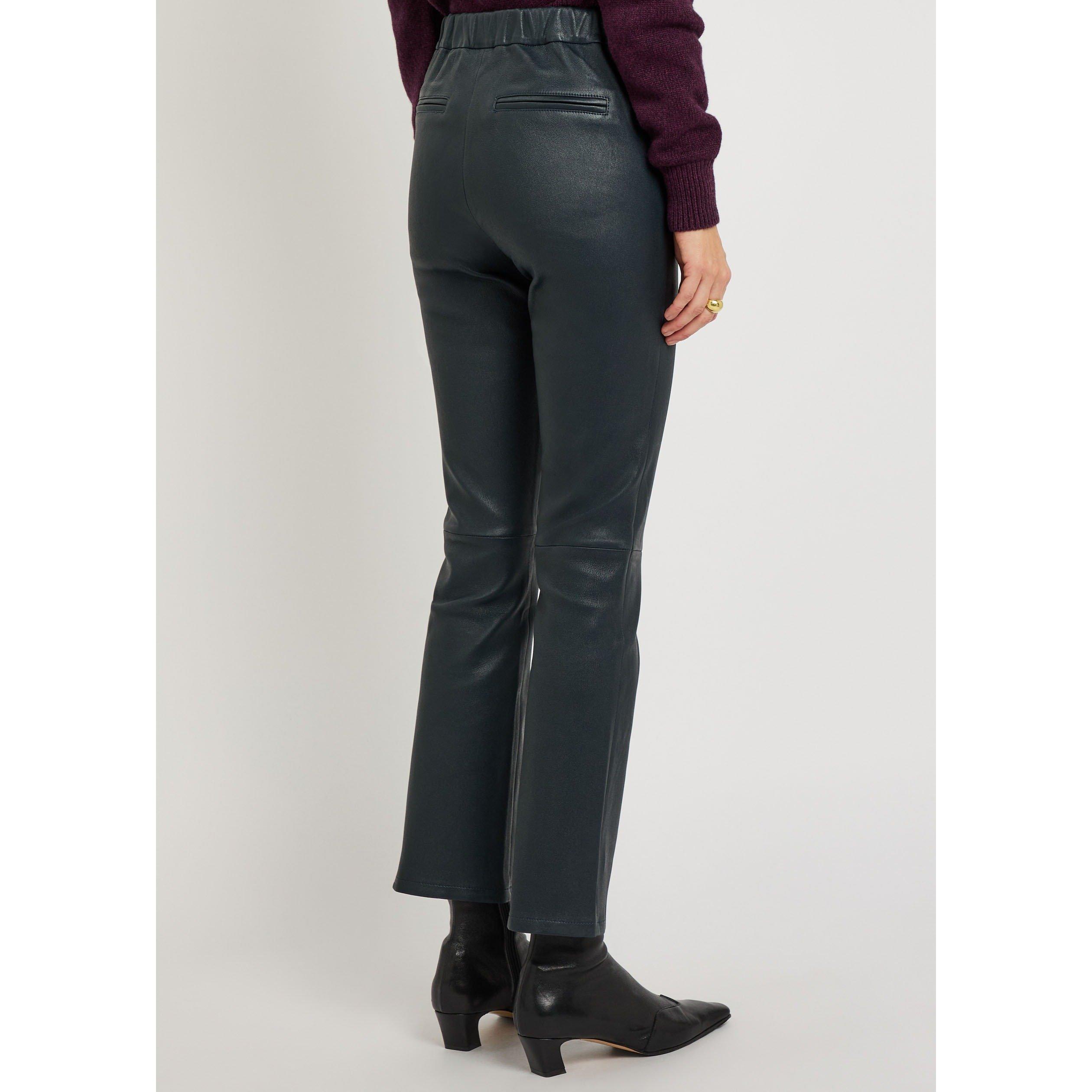NAVY - Arma - Women's Kamilla Stretch Leather Trousers - 3