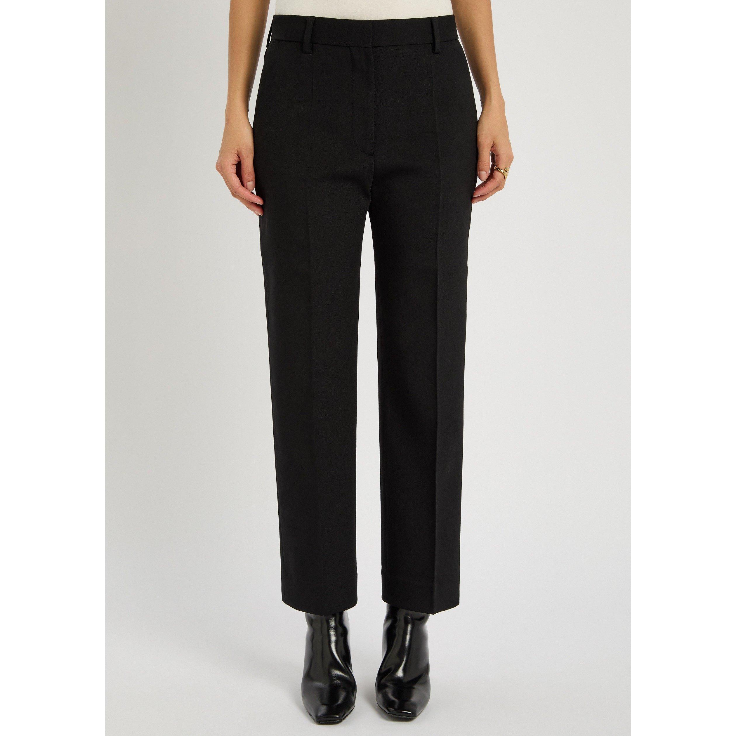 BLACK - Toteme - CROPPED SUIT TROUSER - 2