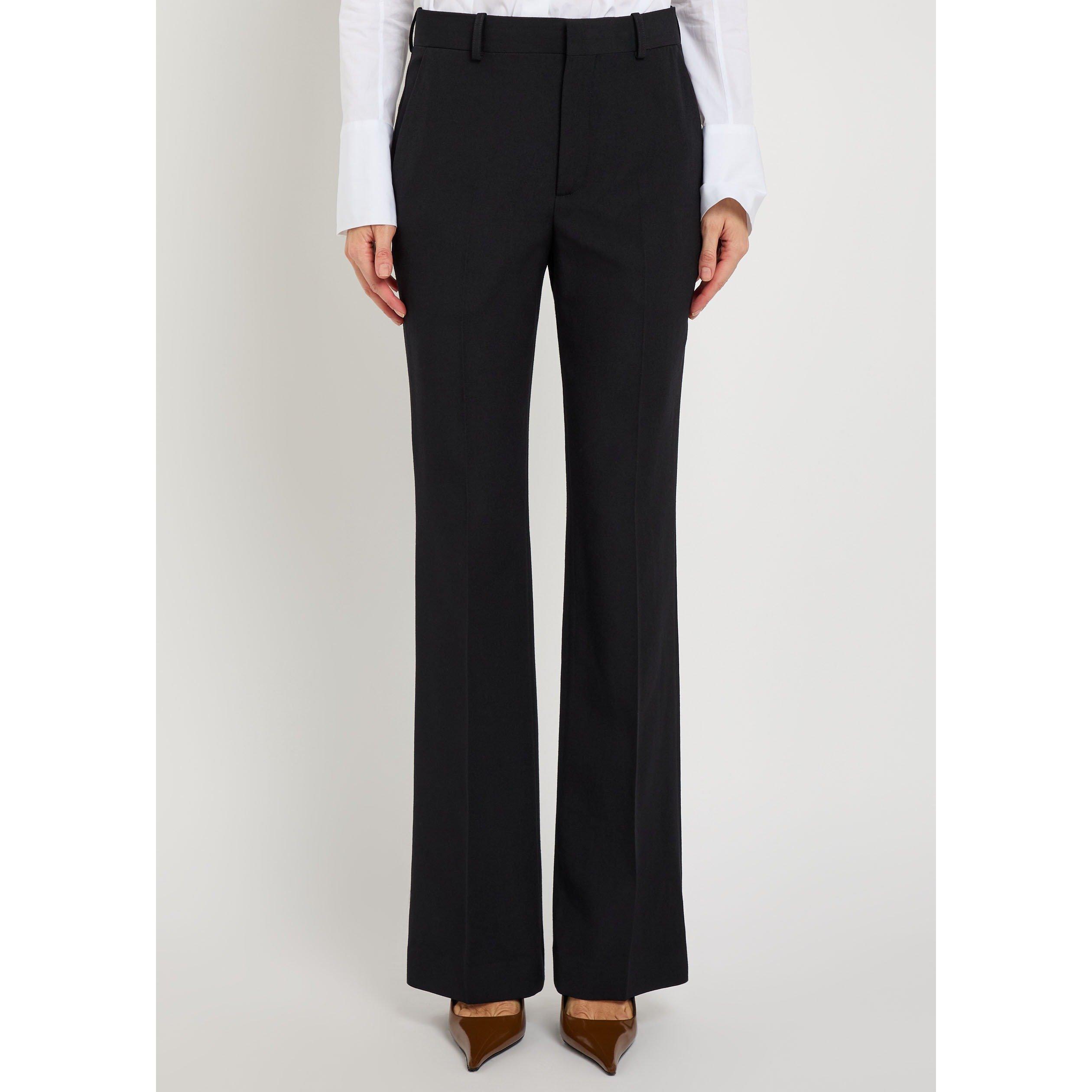 BLACK - Balmain - TAILORED GRAIN DE POUDRE PANT - 2