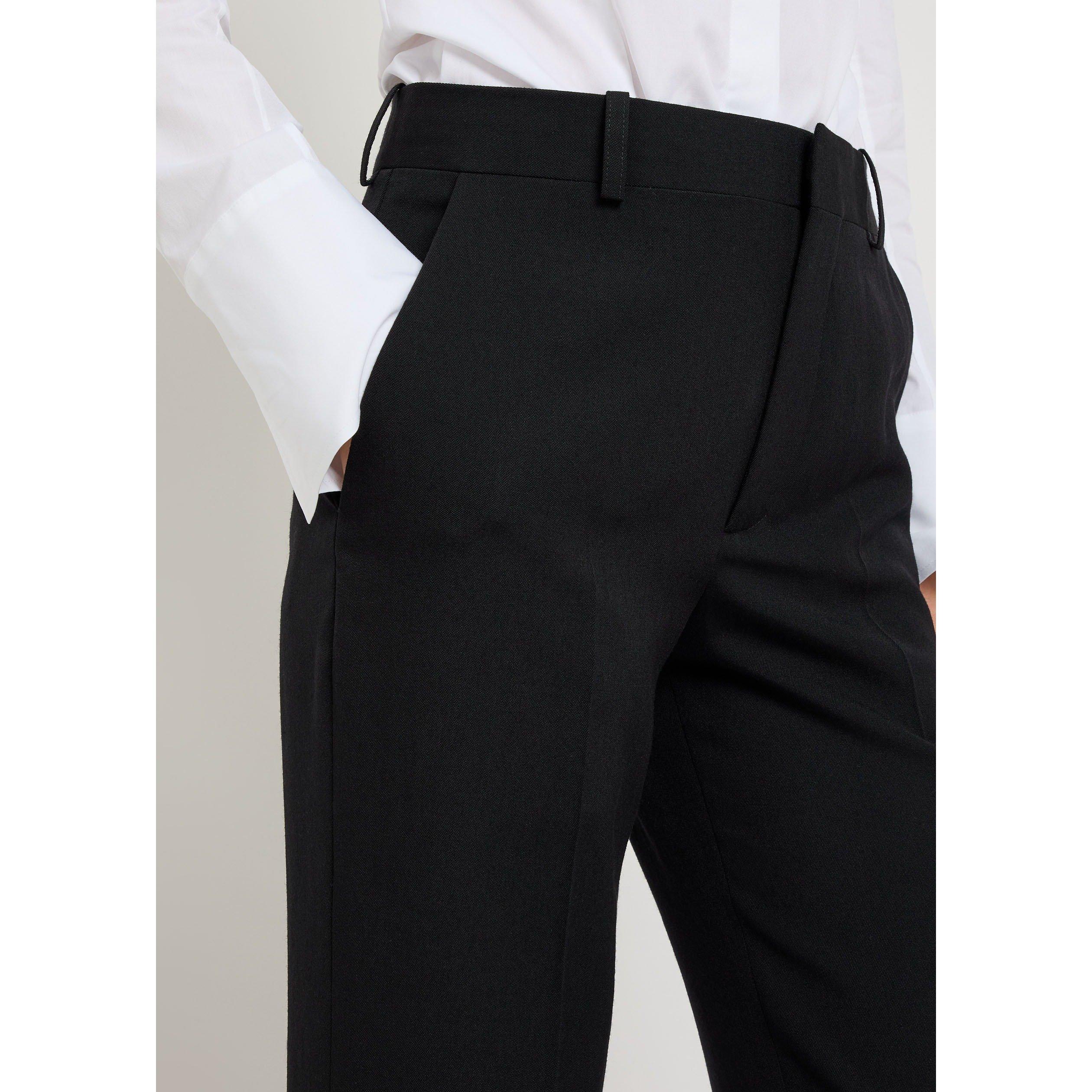 BLACK - Balmain - TAILORED GRAIN DE POUDRE PANT - 4