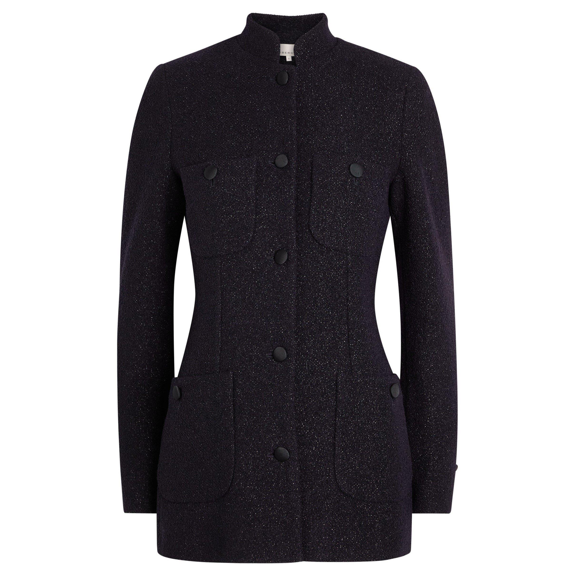 NAVY - Liberowe - J RAJA TWEED SHIMMER JACKET - 1