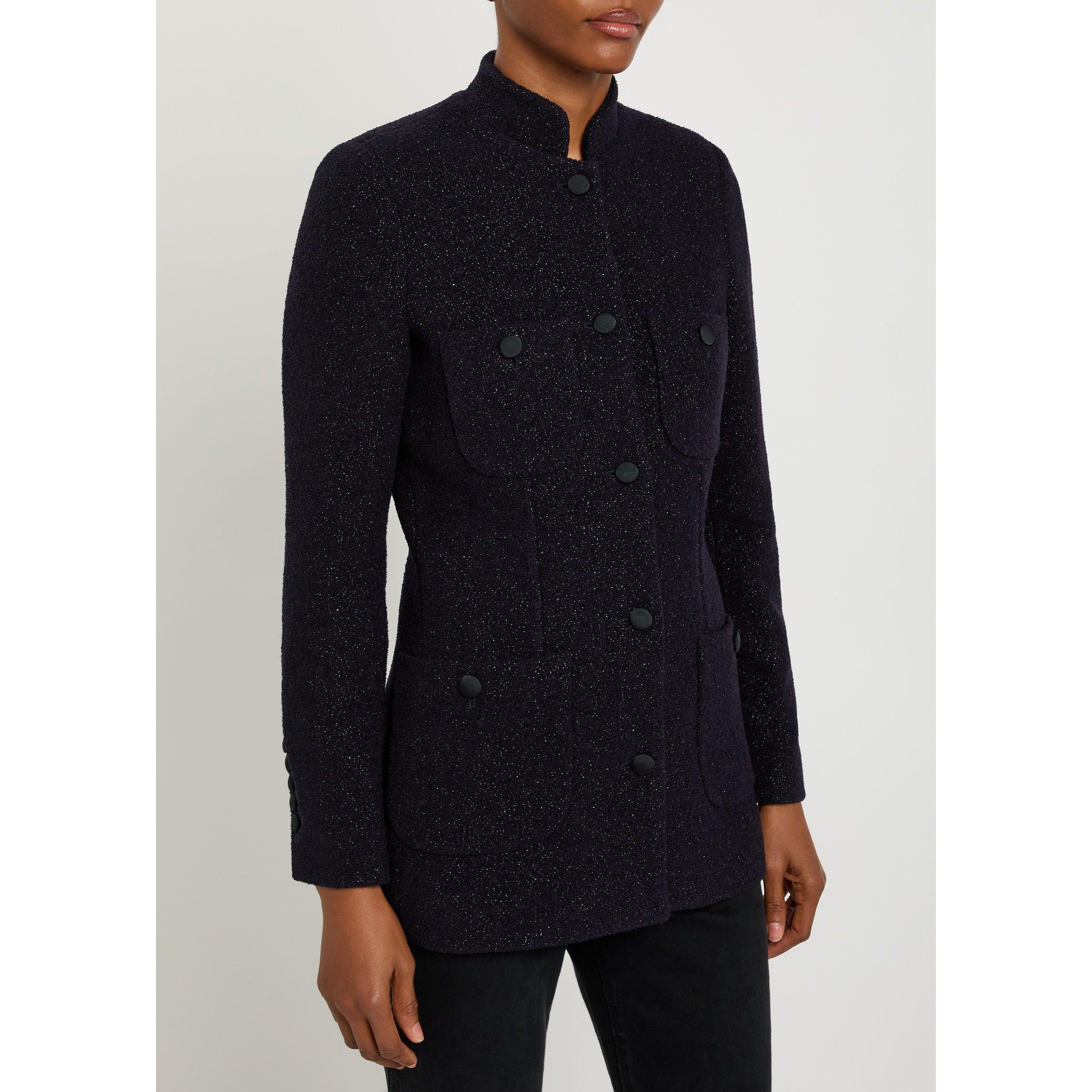NAVY - Liberowe - J RAJA TWEED SHIMMER JACKET - 2