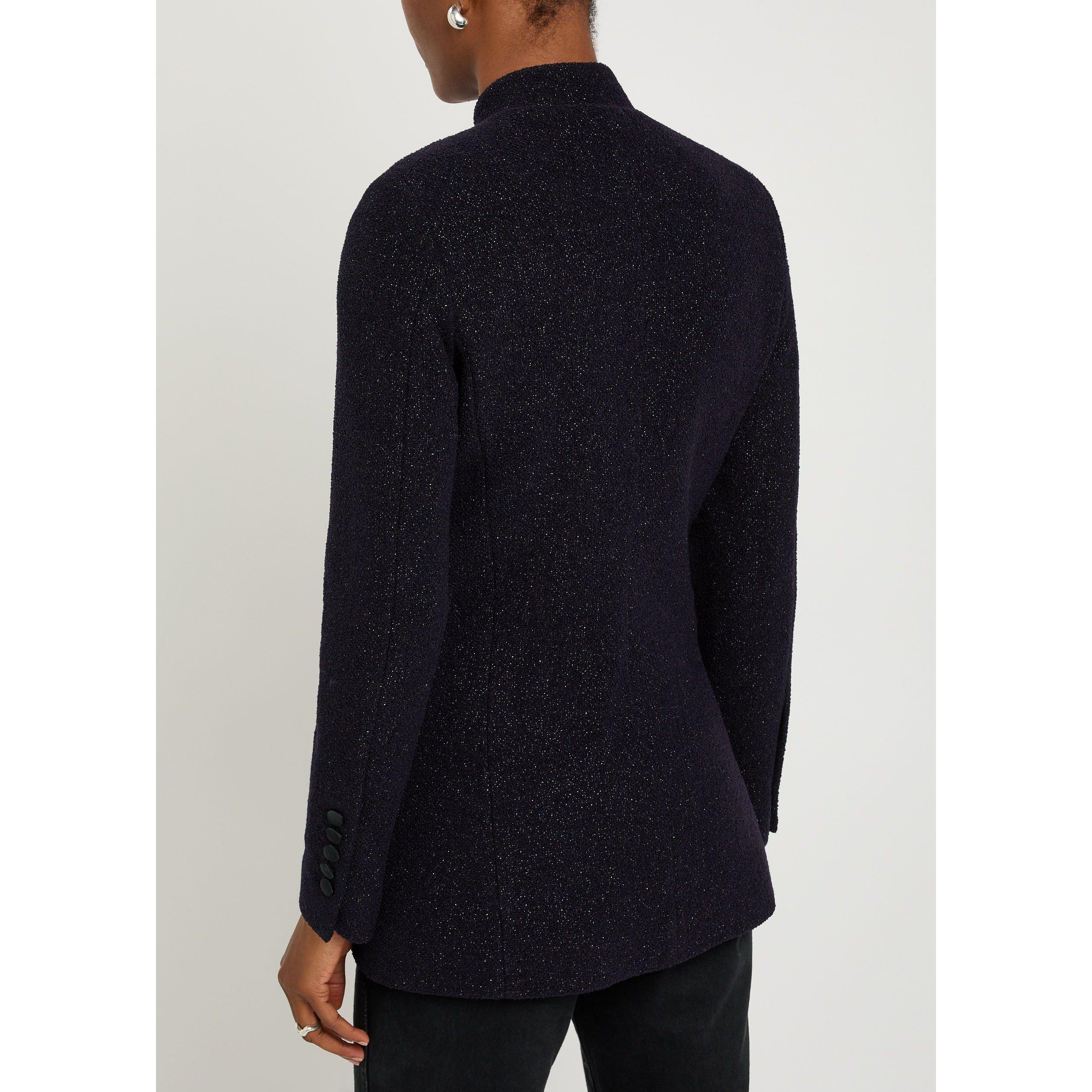 NAVY - Liberowe - J RAJA TWEED SHIMMER JACKET - 3