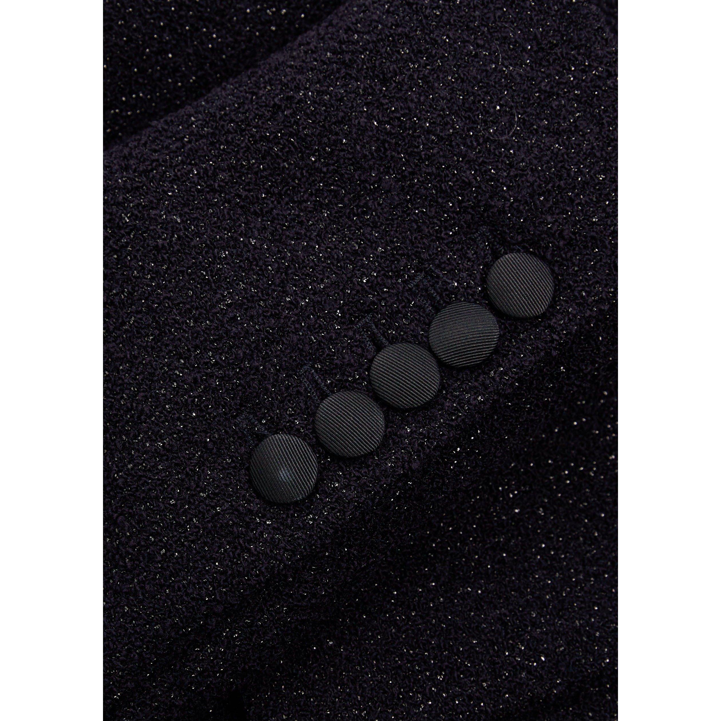 NAVY - Liberowe - J RAJA TWEED SHIMMER JACKET - 4