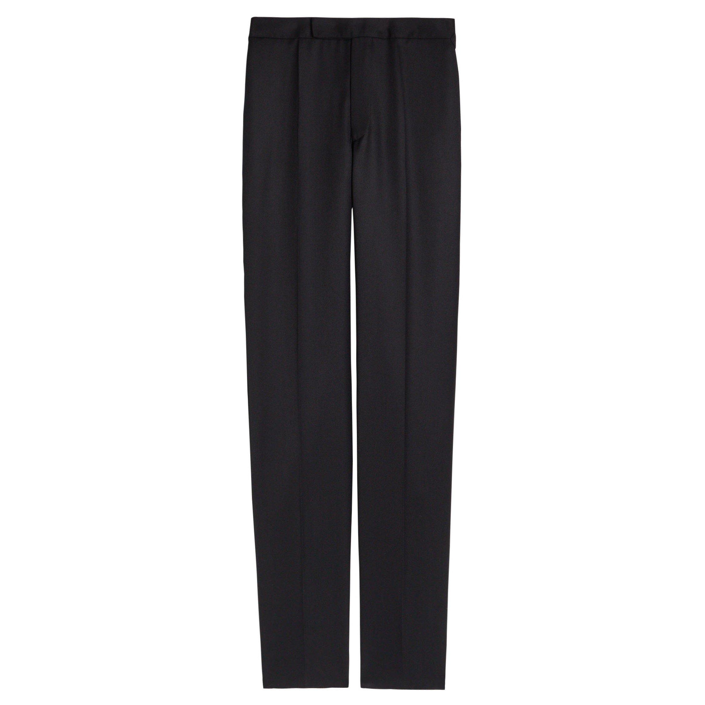 BLACK - JW Anderson - Women's Tuxedo Wool Tailored Trousers - 1