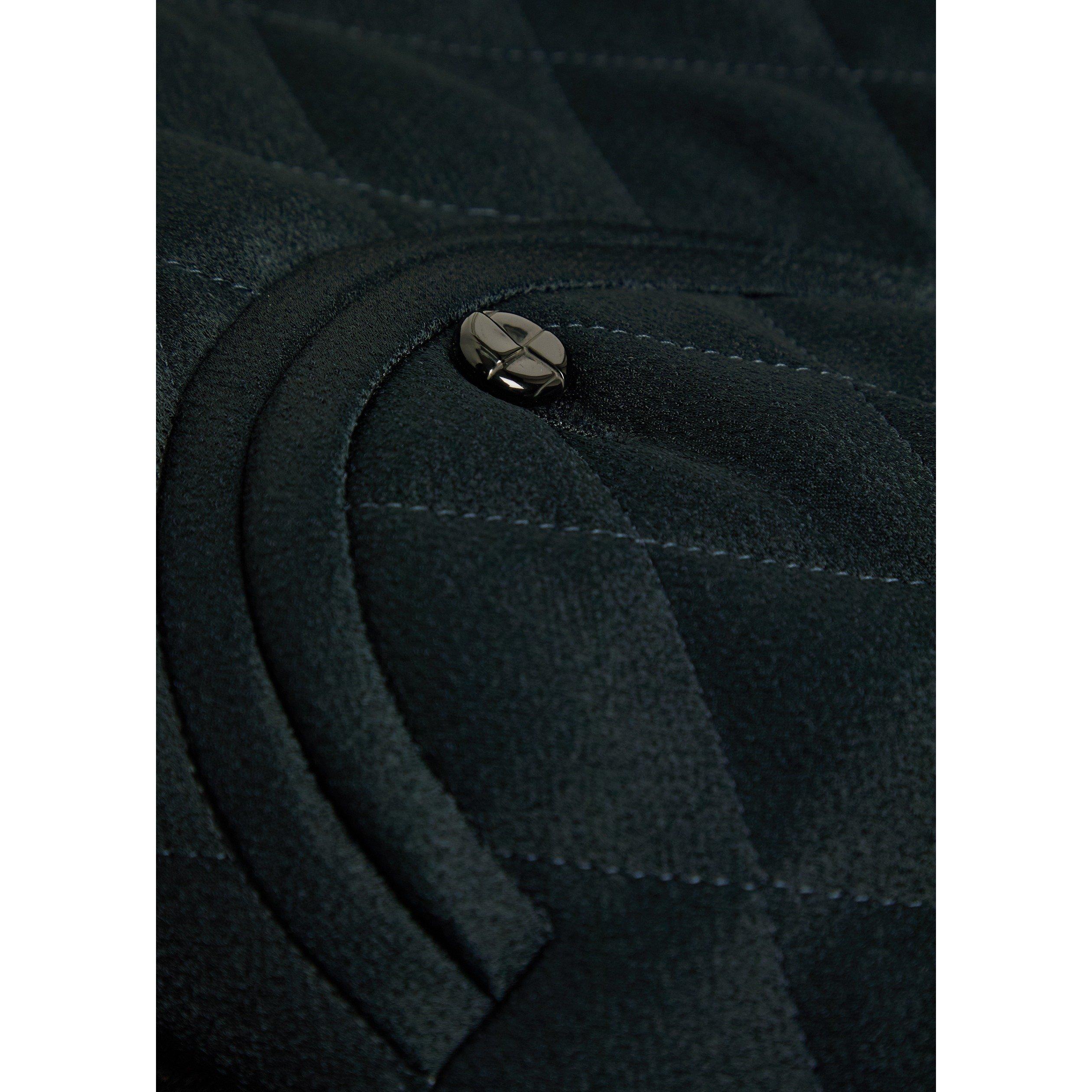 DARK BLUE - Blaze Milano - Women's Novalis Gliss Oversized-Fit Bolero - 4