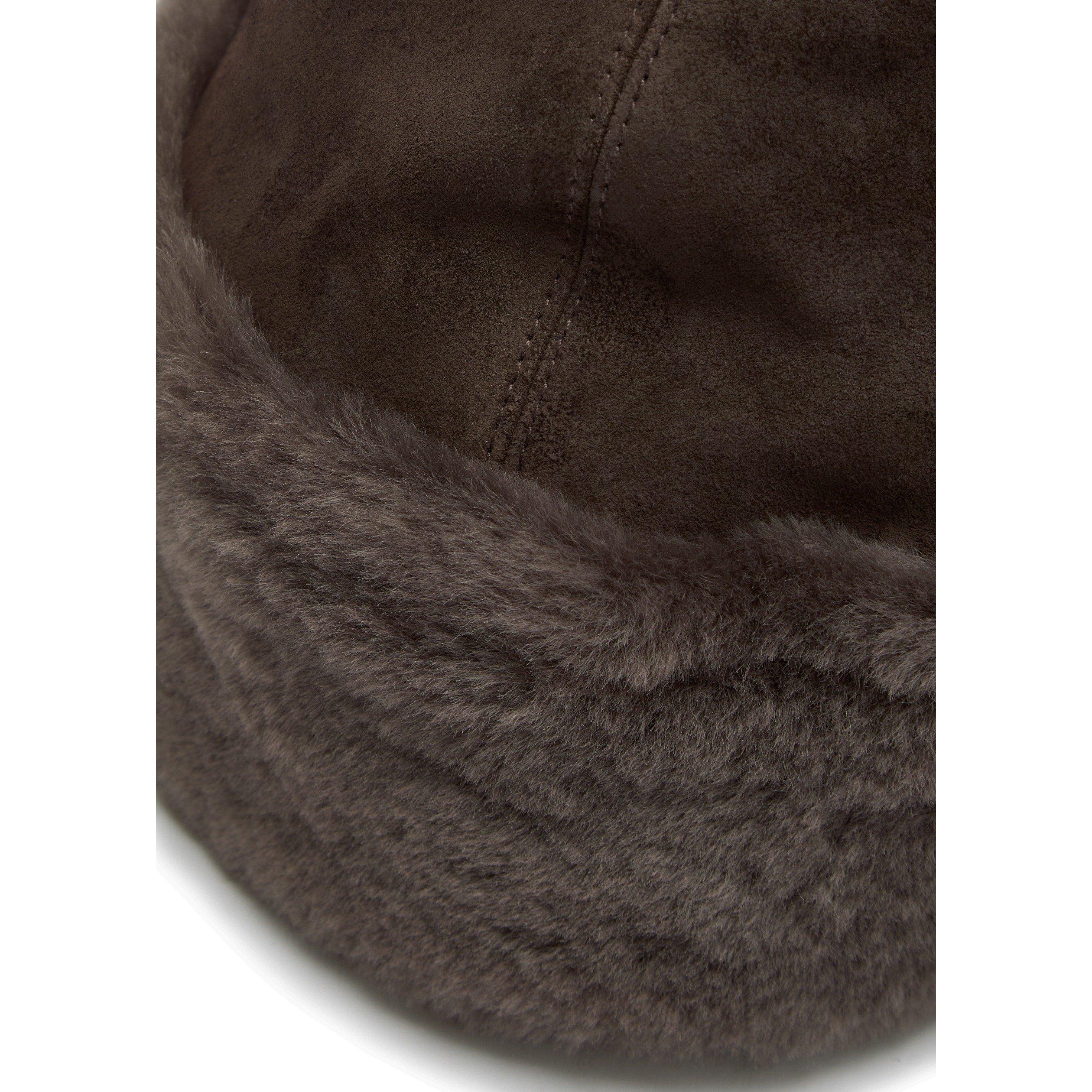 BROWN - Nour Hammour - Women's Toki Shearling Hat - 3